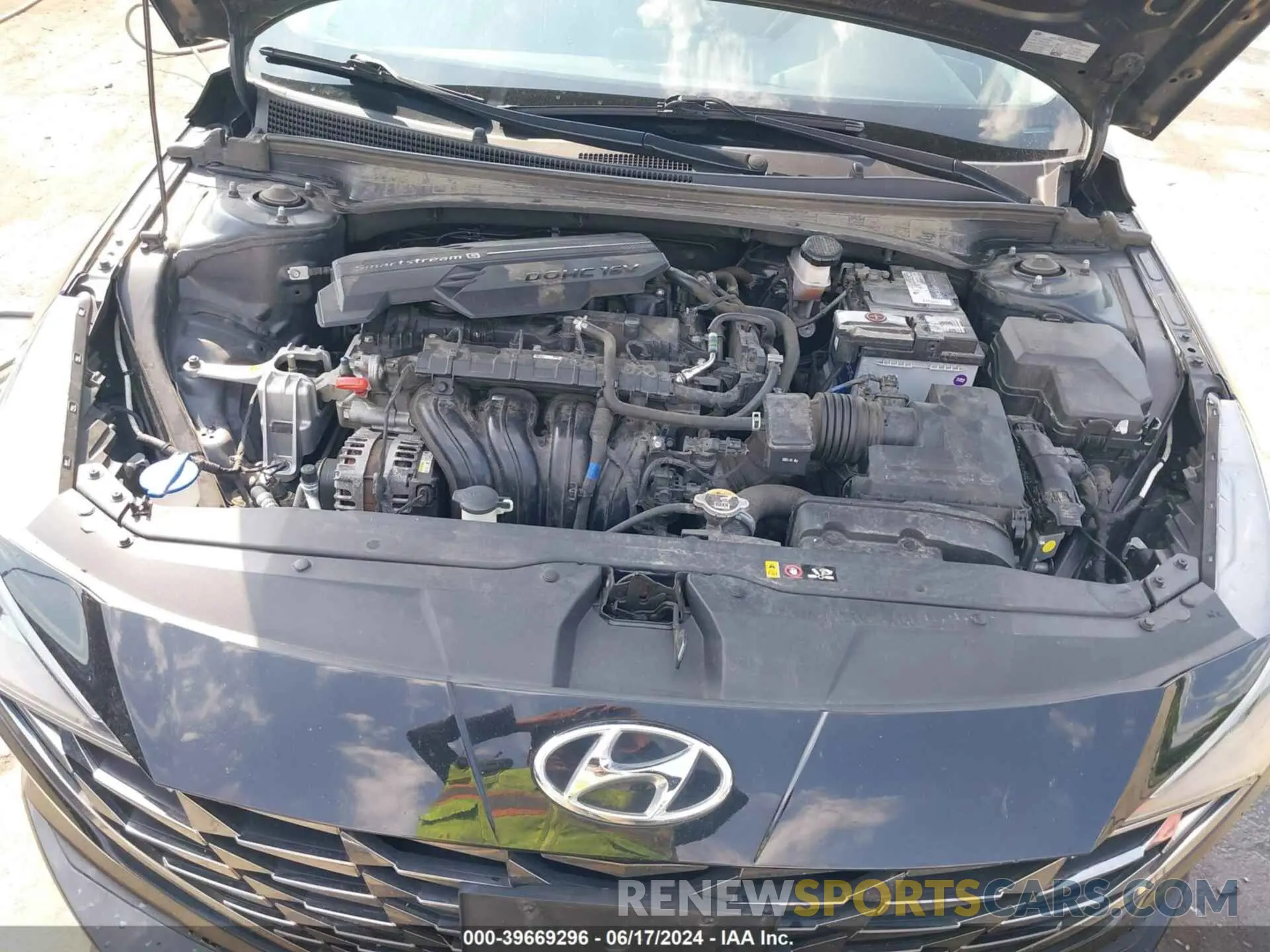 10 Фотография поврежденного автомобиля 5NPLN4AG1NH053804 HYUNDAI ELANTRA 2022