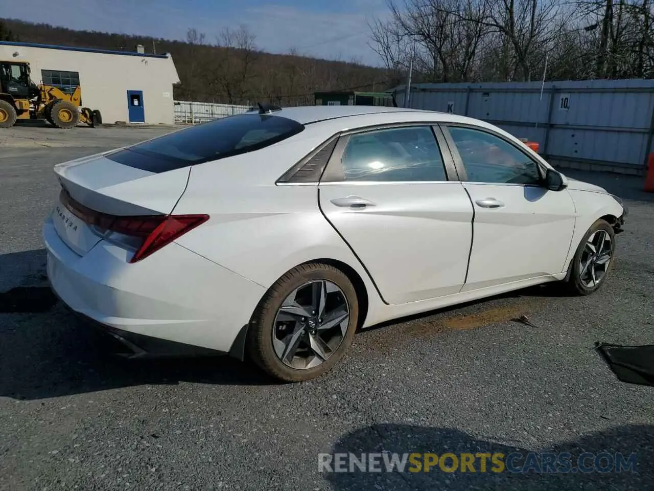 3 Фотография поврежденного автомобиля 5NPLN4AG1NH057299 HYUNDAI ELANTRA 2022