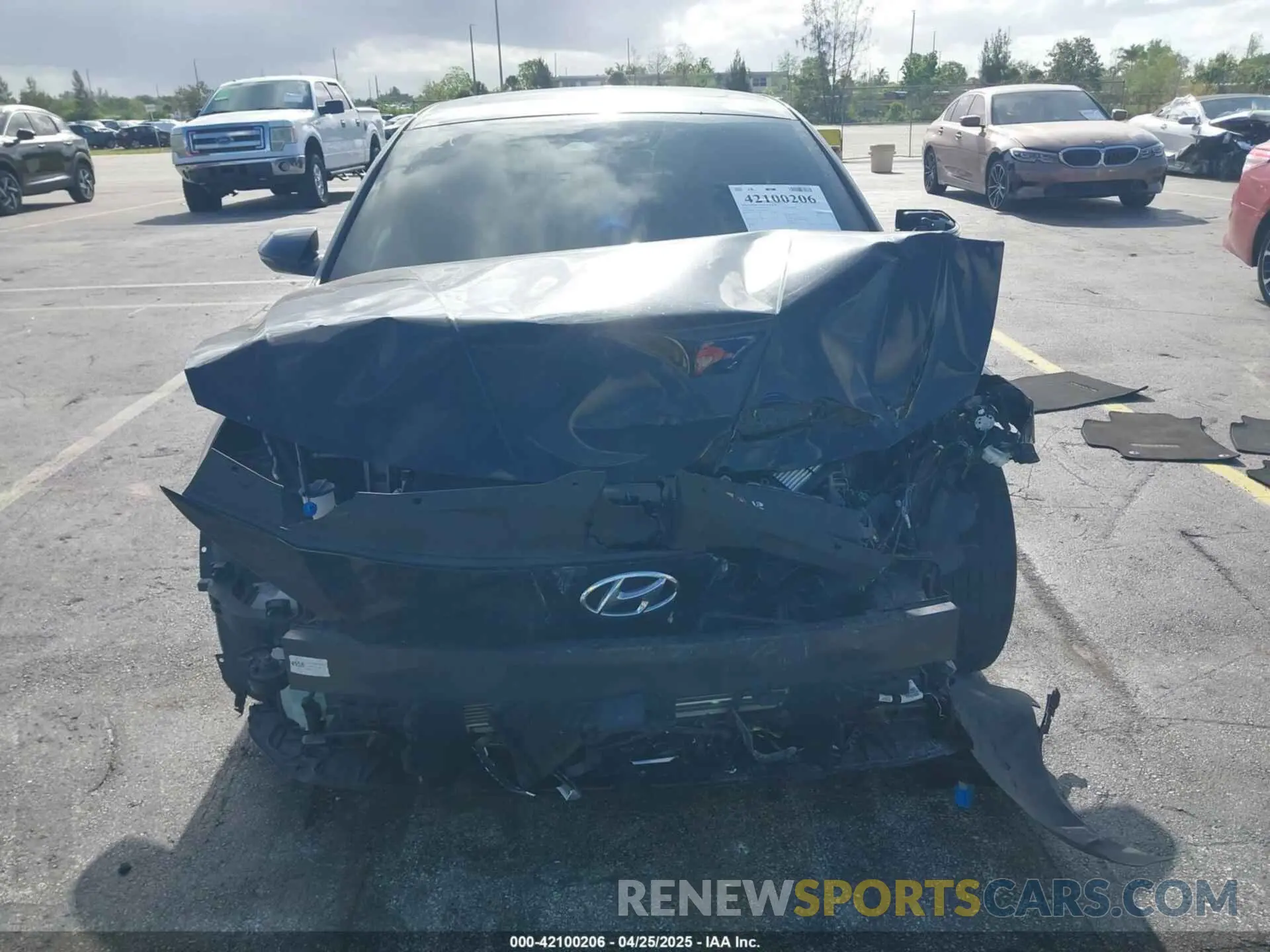 13 Фотография поврежденного автомобиля 5NPLN4AG1NH067590 HYUNDAI ELANTRA 2022