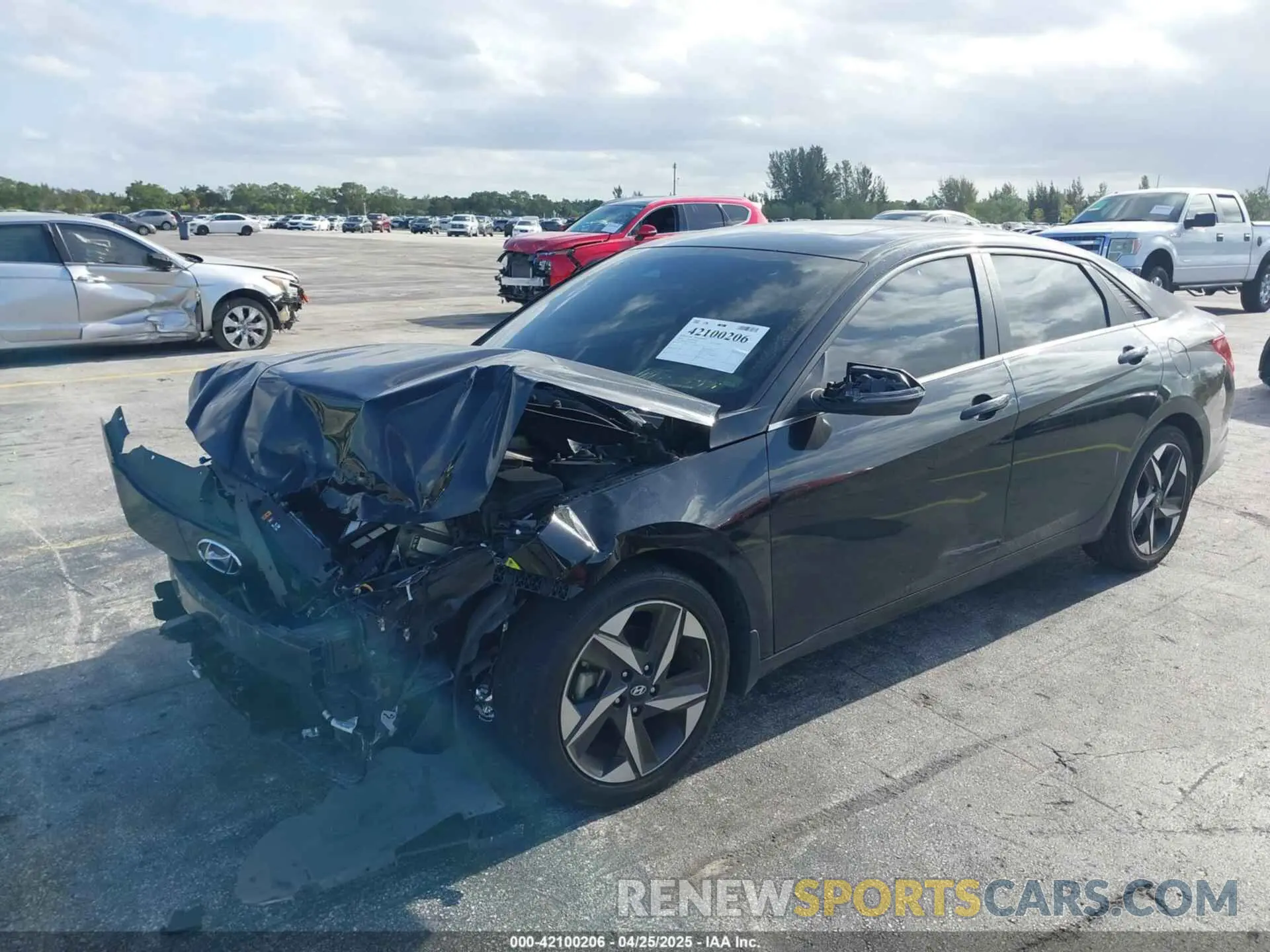 2 Фотография поврежденного автомобиля 5NPLN4AG1NH067590 HYUNDAI ELANTRA 2022