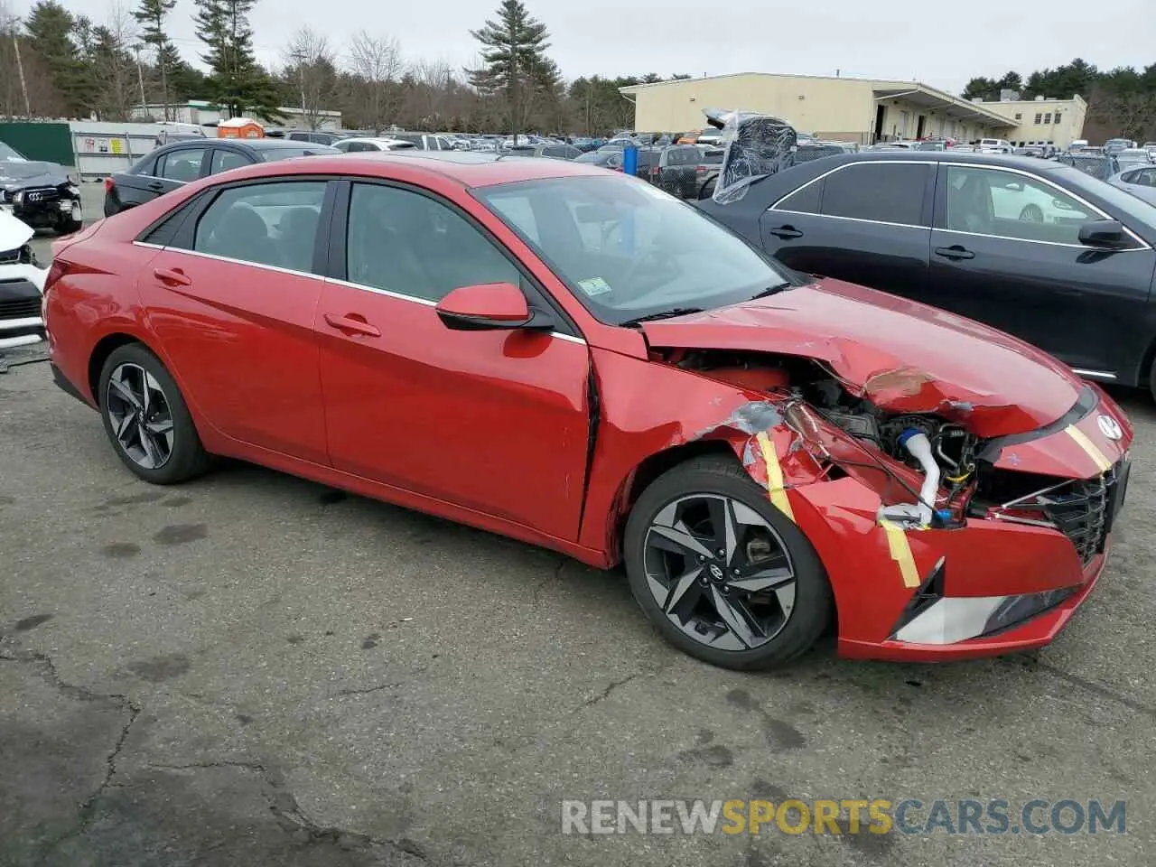 4 Фотография поврежденного автомобиля 5NPLN4AG3NH073519 HYUNDAI ELANTRA 2022
