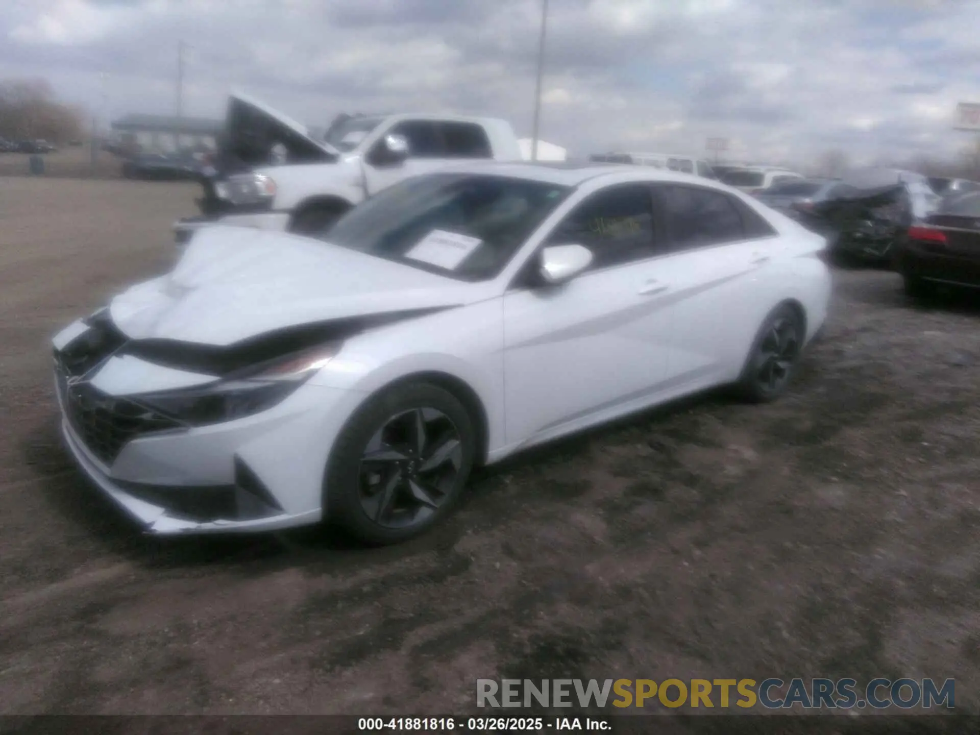 2 Photograph of a damaged car 5NPLN4AG4NH067308 HYUNDAI ELANTRA 2022