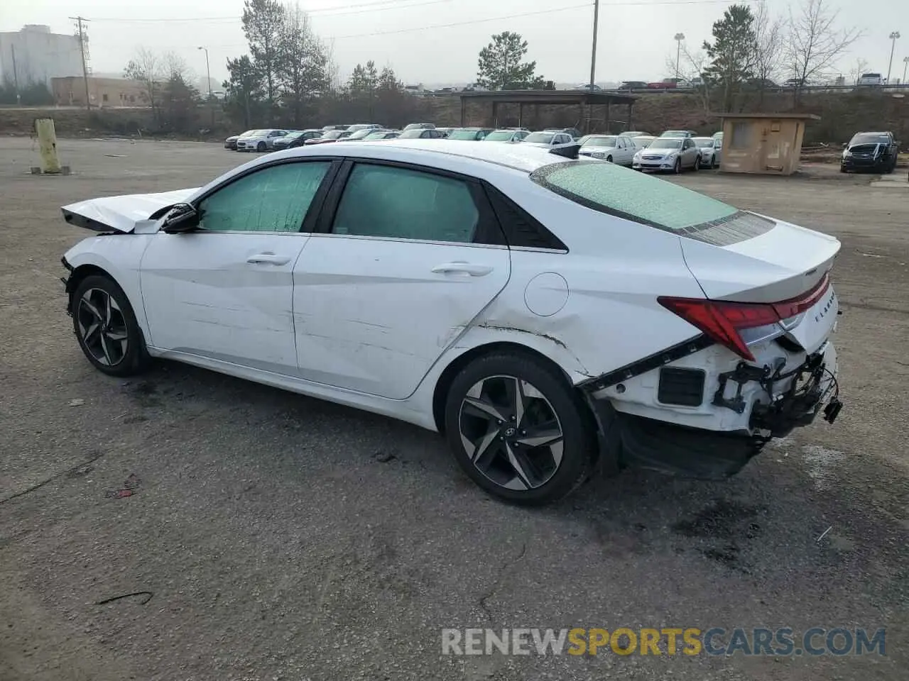 2 Photograph of a damaged car 5NPLN4AG6NH056228 HYUNDAI ELANTRA 2022