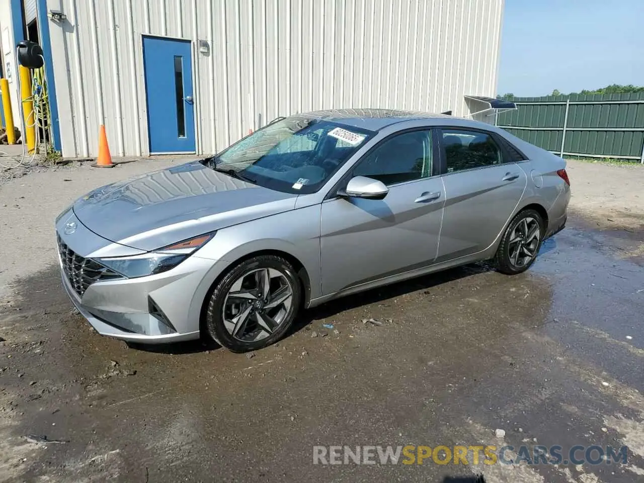 1 Photograph of a damaged car 5NPLN4AG7NH056139 HYUNDAI ELANTRA 2022
