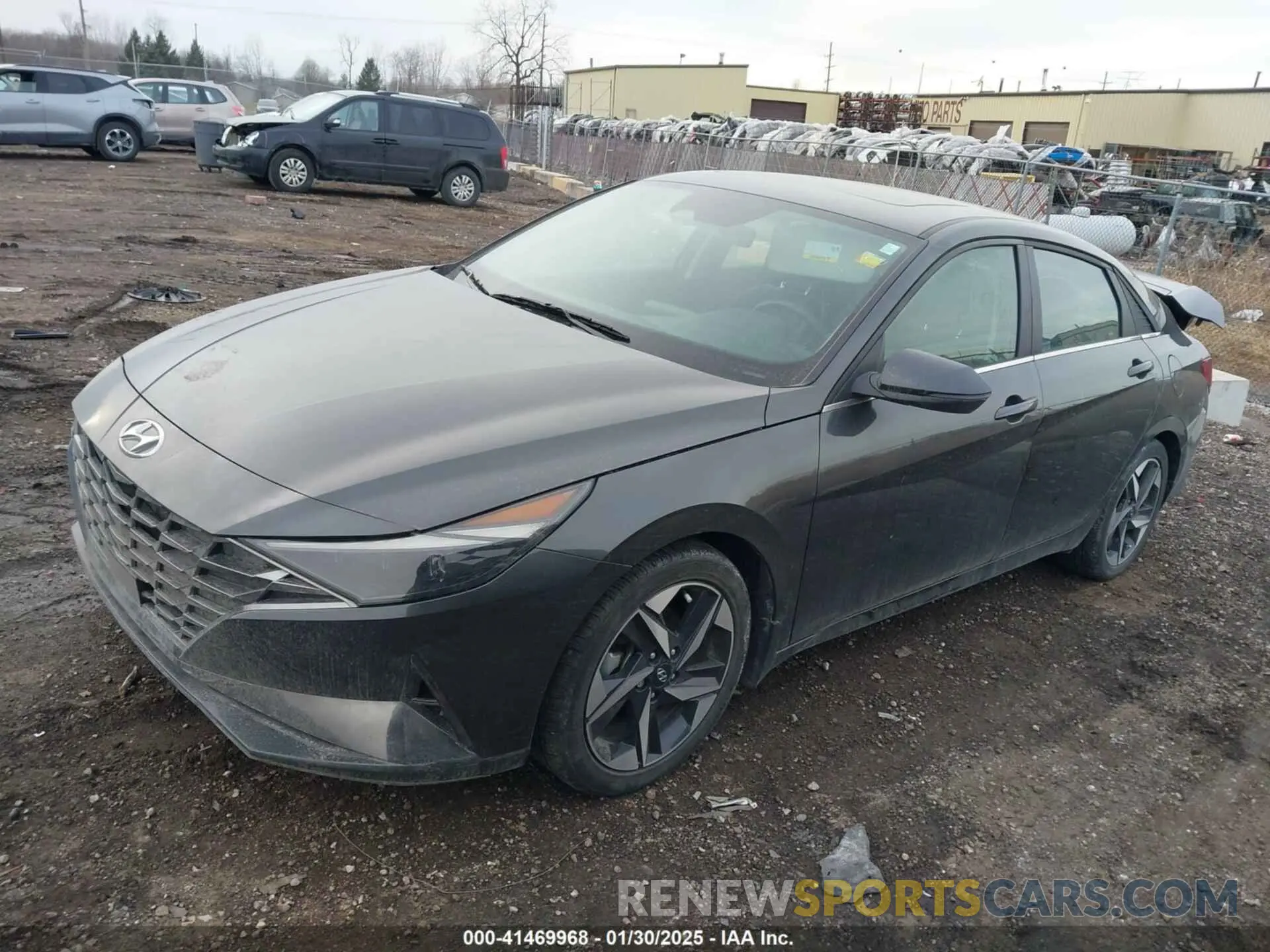 2 Photograph of a damaged car 5NPLP4AG0NH082740 HYUNDAI ELANTRA 2022
