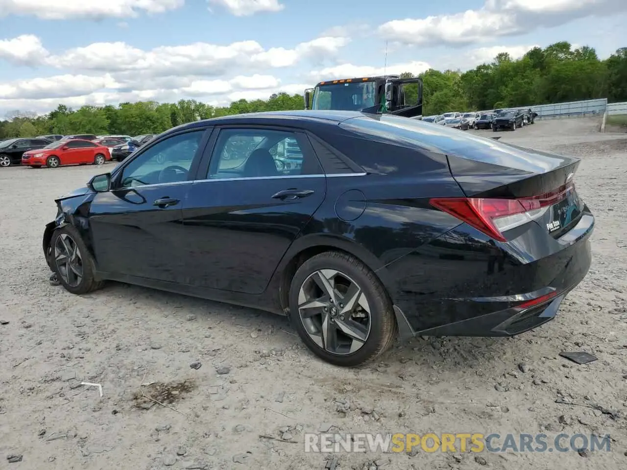 2 Photograph of a damaged car 5NPLP4AG6NH068079 HYUNDAI ELANTRA 2022