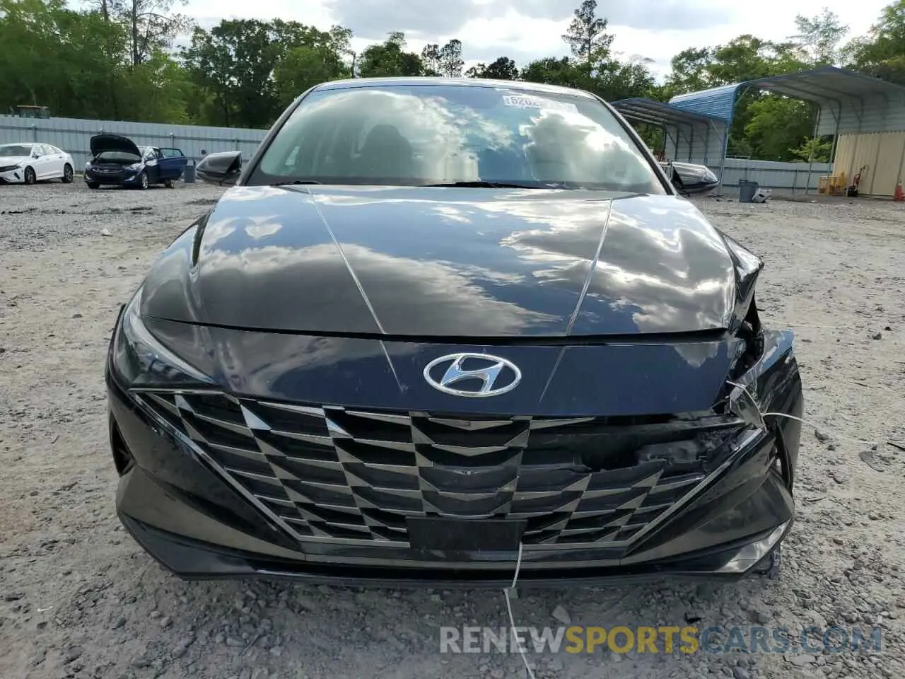 5 Photograph of a damaged car 5NPLP4AG6NH068079 HYUNDAI ELANTRA 2022