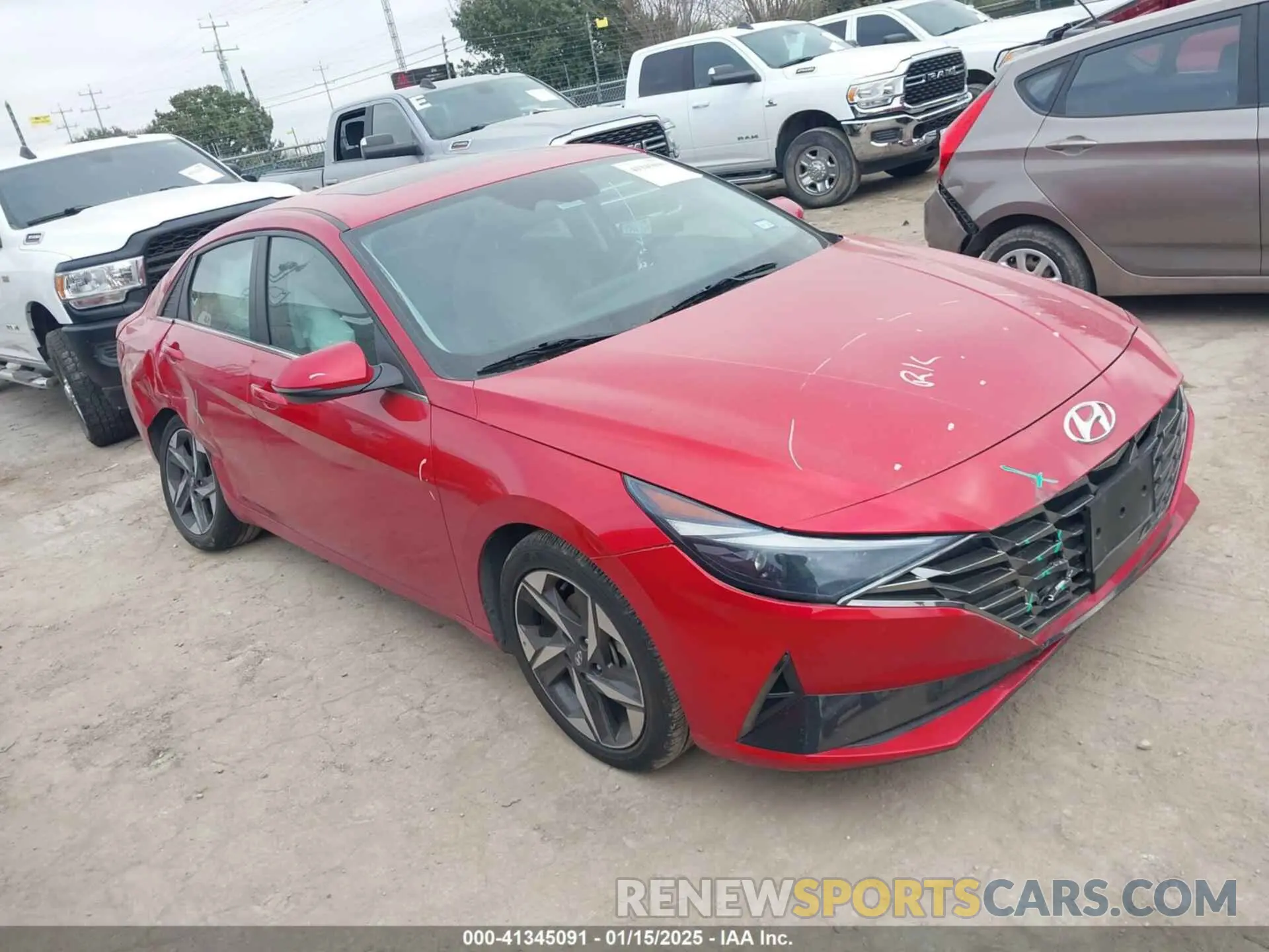1 Фотография поврежденного автомобиля 5NPLP4AG7NH076157 HYUNDAI ELANTRA 2022