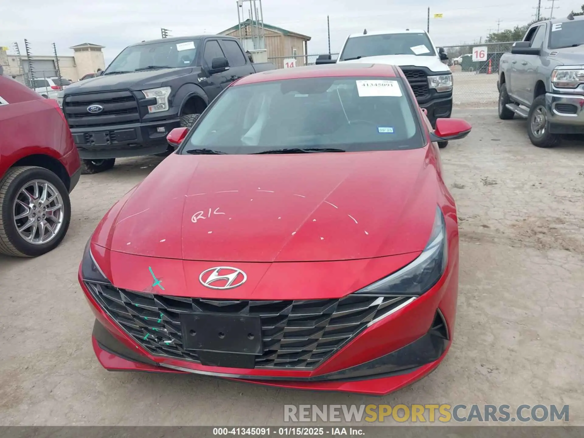 12 Фотография поврежденного автомобиля 5NPLP4AG7NH076157 HYUNDAI ELANTRA 2022