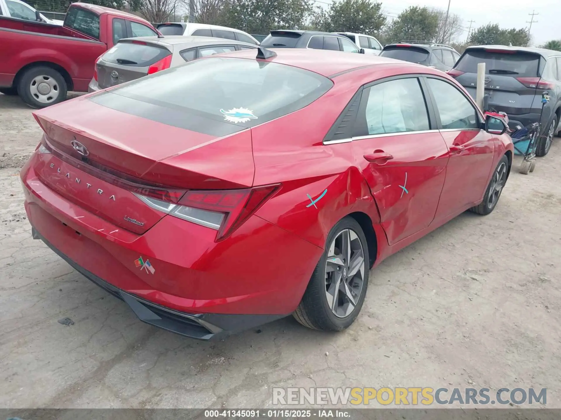4 Фотография поврежденного автомобиля 5NPLP4AG7NH076157 HYUNDAI ELANTRA 2022