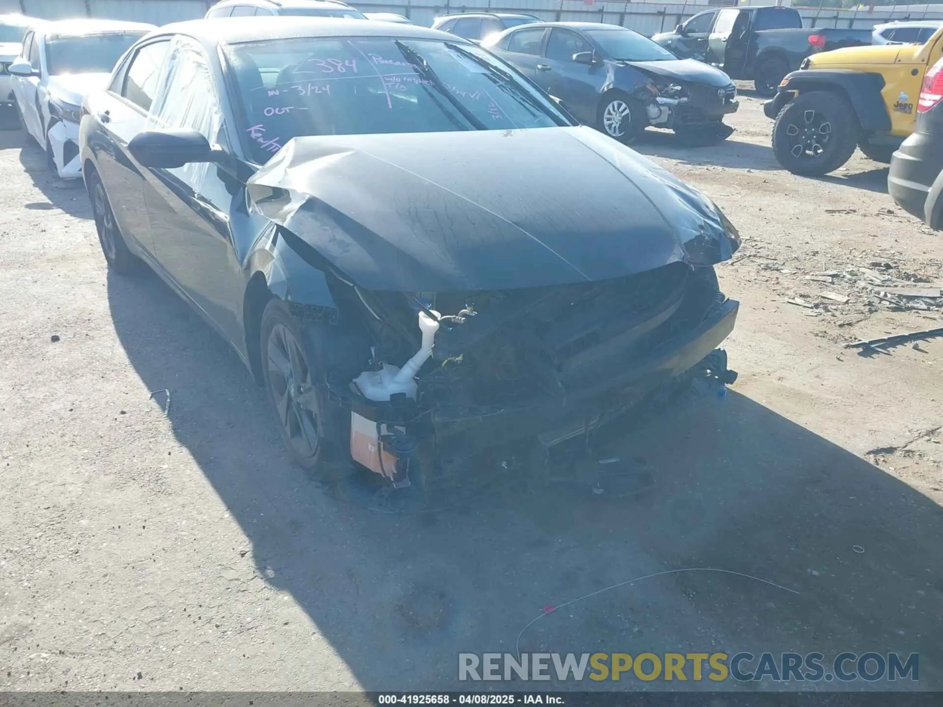 1 Фотография поврежденного автомобиля 5NPLS4AG0NH084969 HYUNDAI ELANTRA 2022