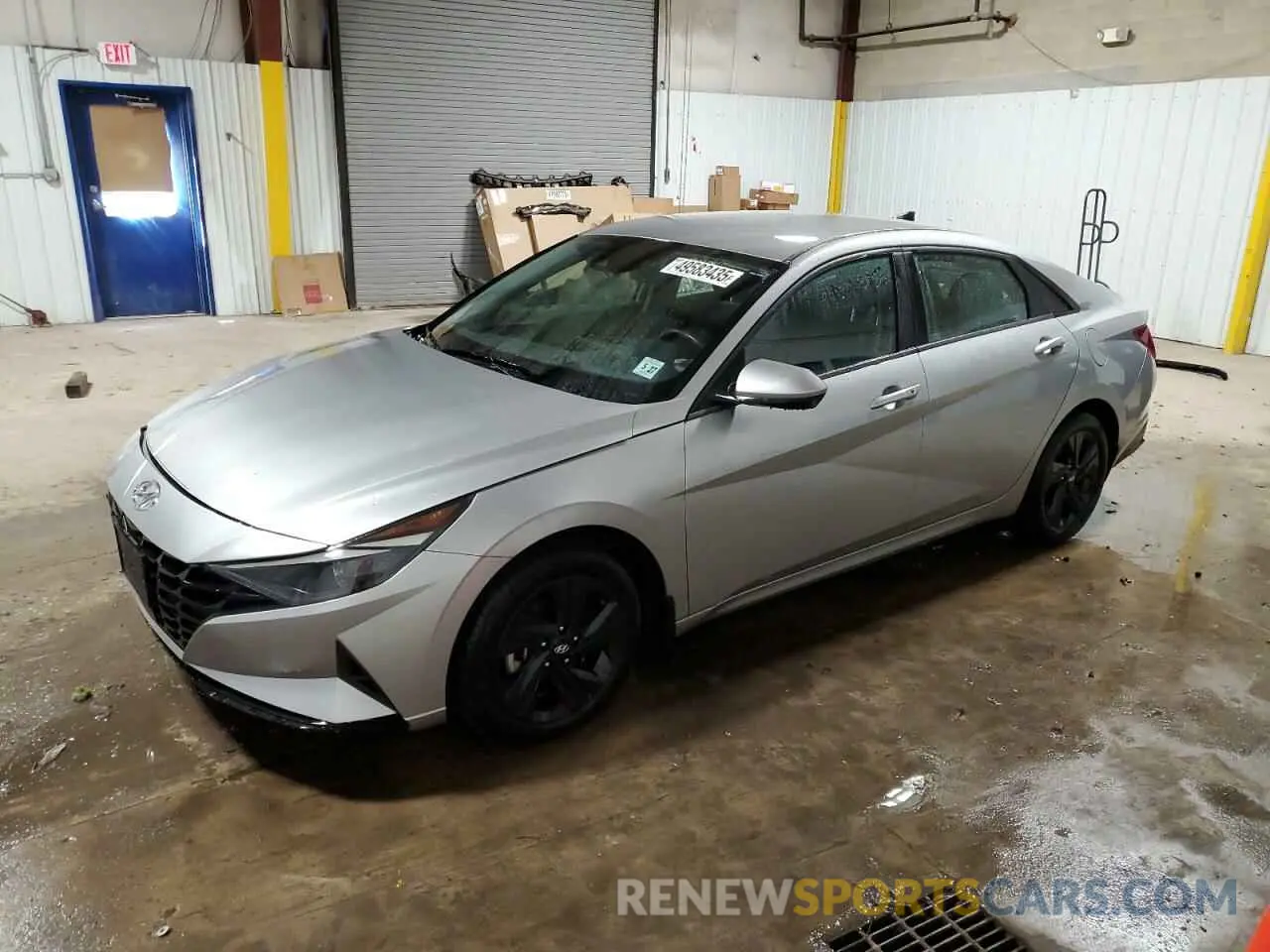 1 Photograph of a damaged car 5NPLS4AG2NH083628 HYUNDAI ELANTRA 2022