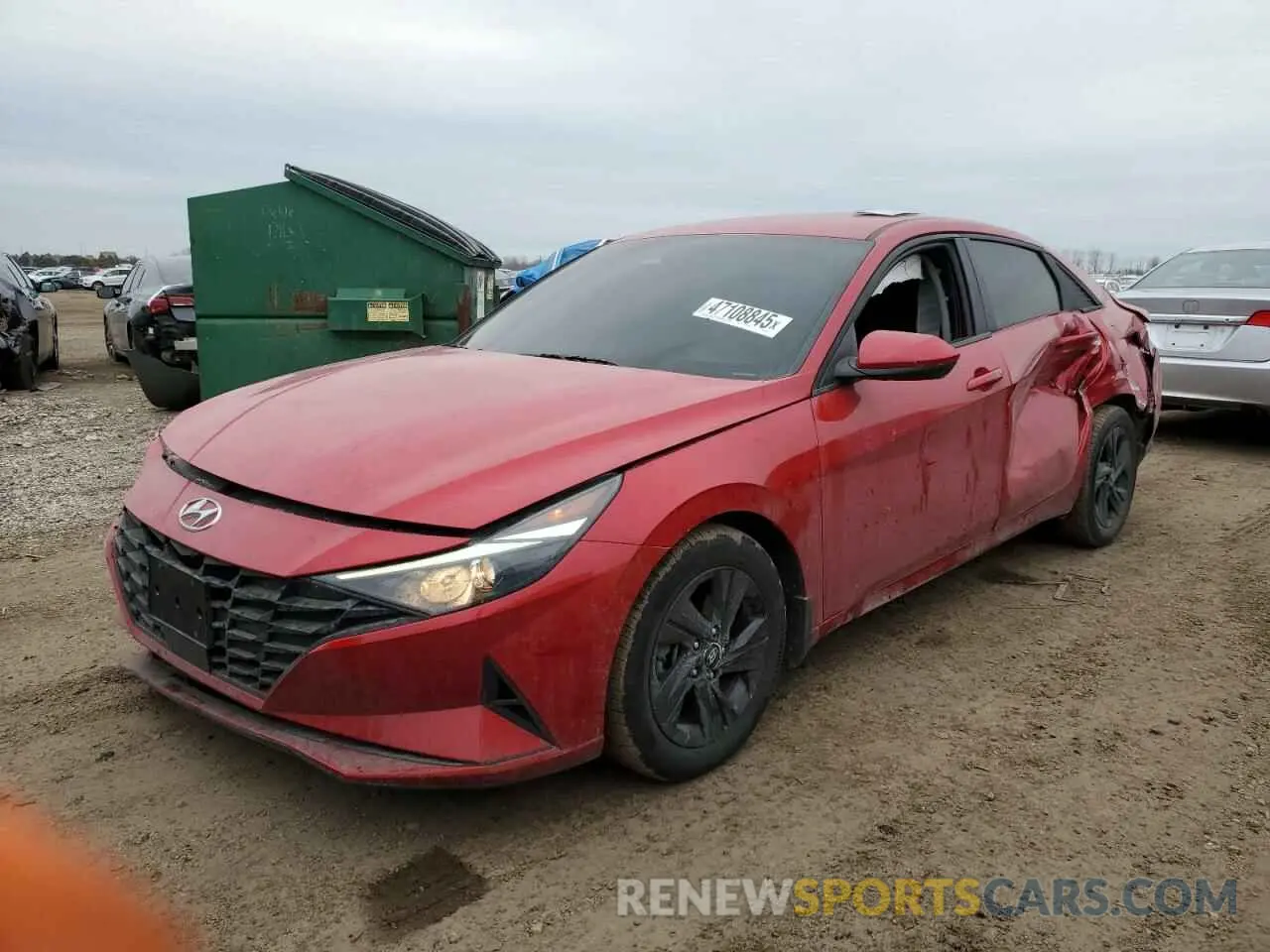 1 Фотография поврежденного автомобиля 5NPLS4AG4NH057029 HYUNDAI ELANTRA 2022
