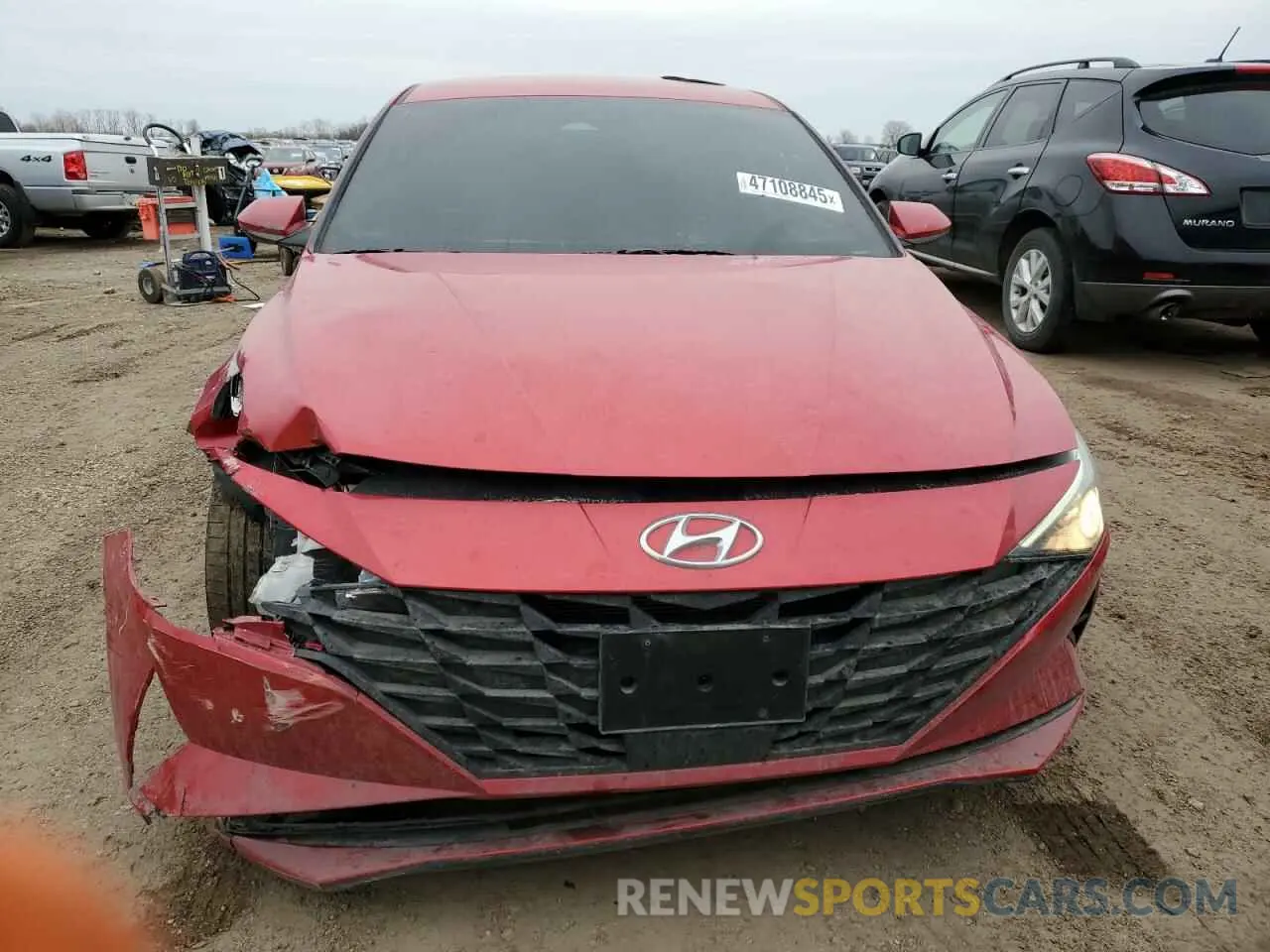 5 Фотография поврежденного автомобиля 5NPLS4AG4NH057029 HYUNDAI ELANTRA 2022