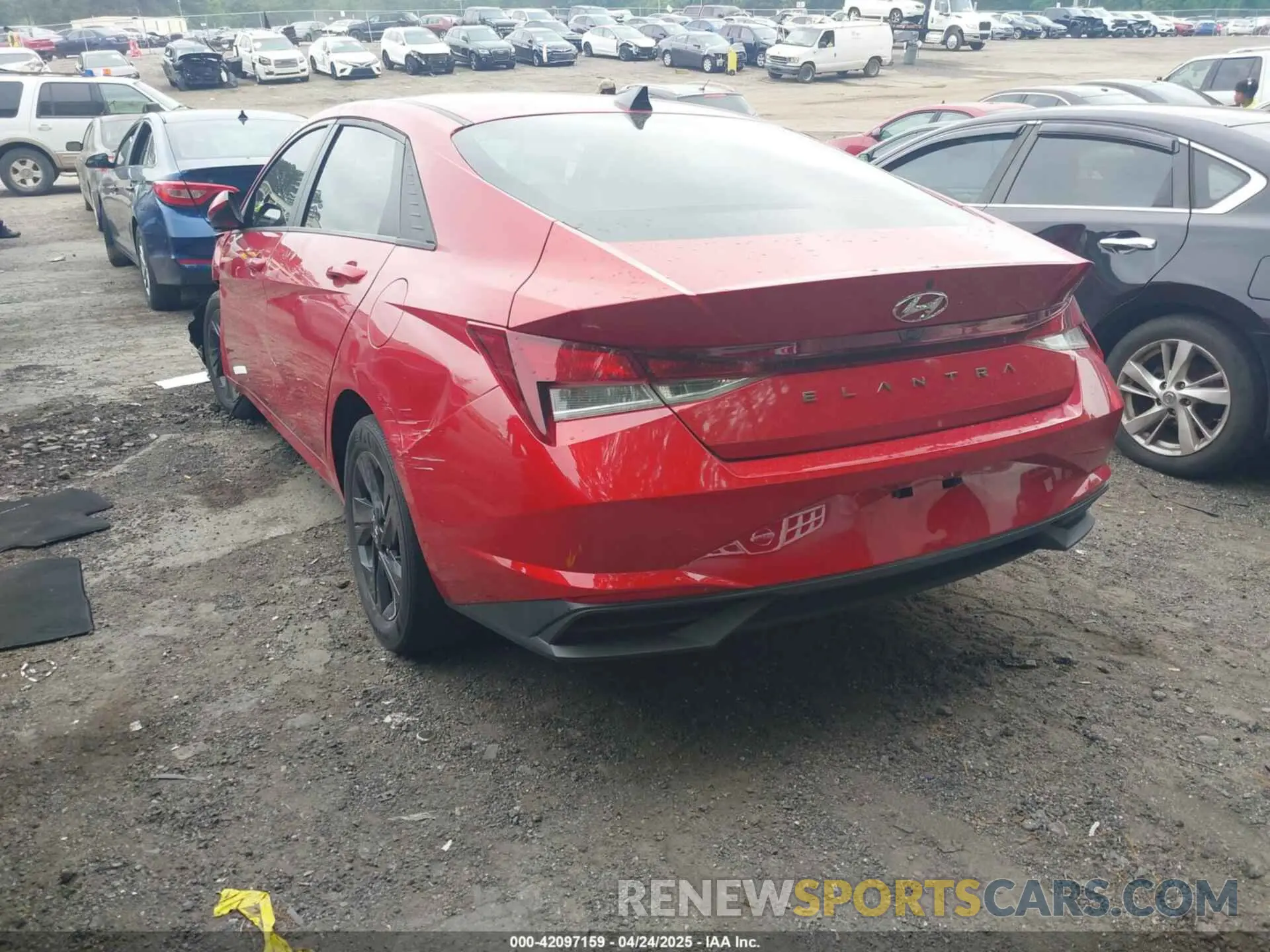 3 Фотография поврежденного автомобиля 5NPLS4AG4NH063140 HYUNDAI ELANTRA 2022