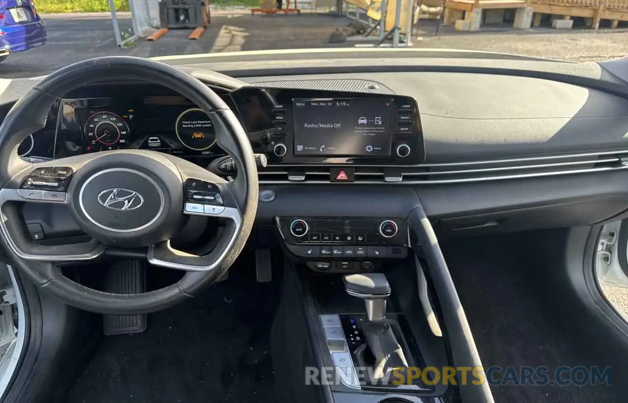 9 Фотография поврежденного автомобиля 5NPLS4AG7NH064833 HYUNDAI ELANTRA 2022