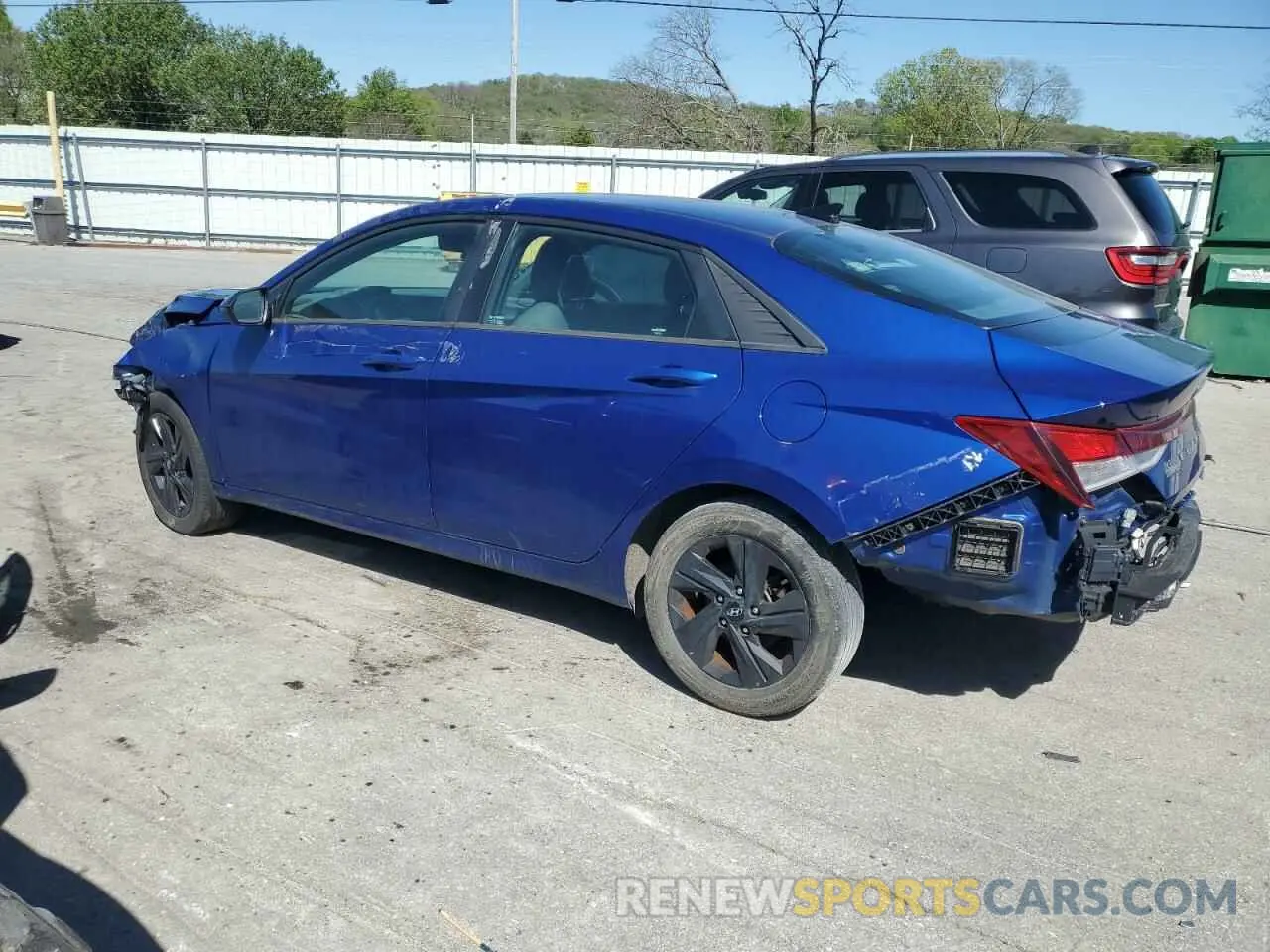 2 Photograph of a damaged car 5NPLS4AG8NH060208 HYUNDAI ELANTRA 2022
