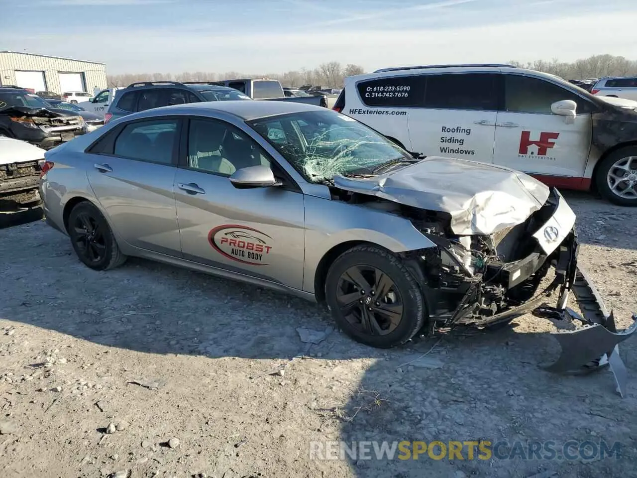 4 Photograph of a damaged car 5NPLS4AG8NH064940 HYUNDAI ELANTRA 2022