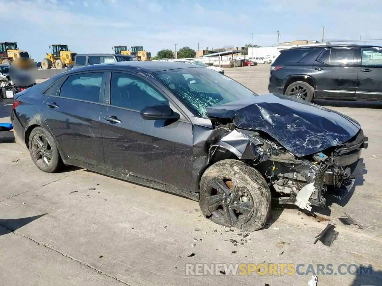 4 Photograph of a damaged car 5NPLS4AG9NH066454 HYUNDAI ELANTRA 2022