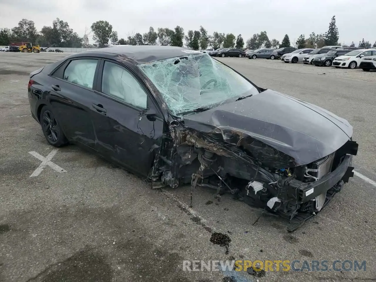 4 Фотография поврежденного автомобиля 5NPLS4AGXNH058380 HYUNDAI ELANTRA 2022