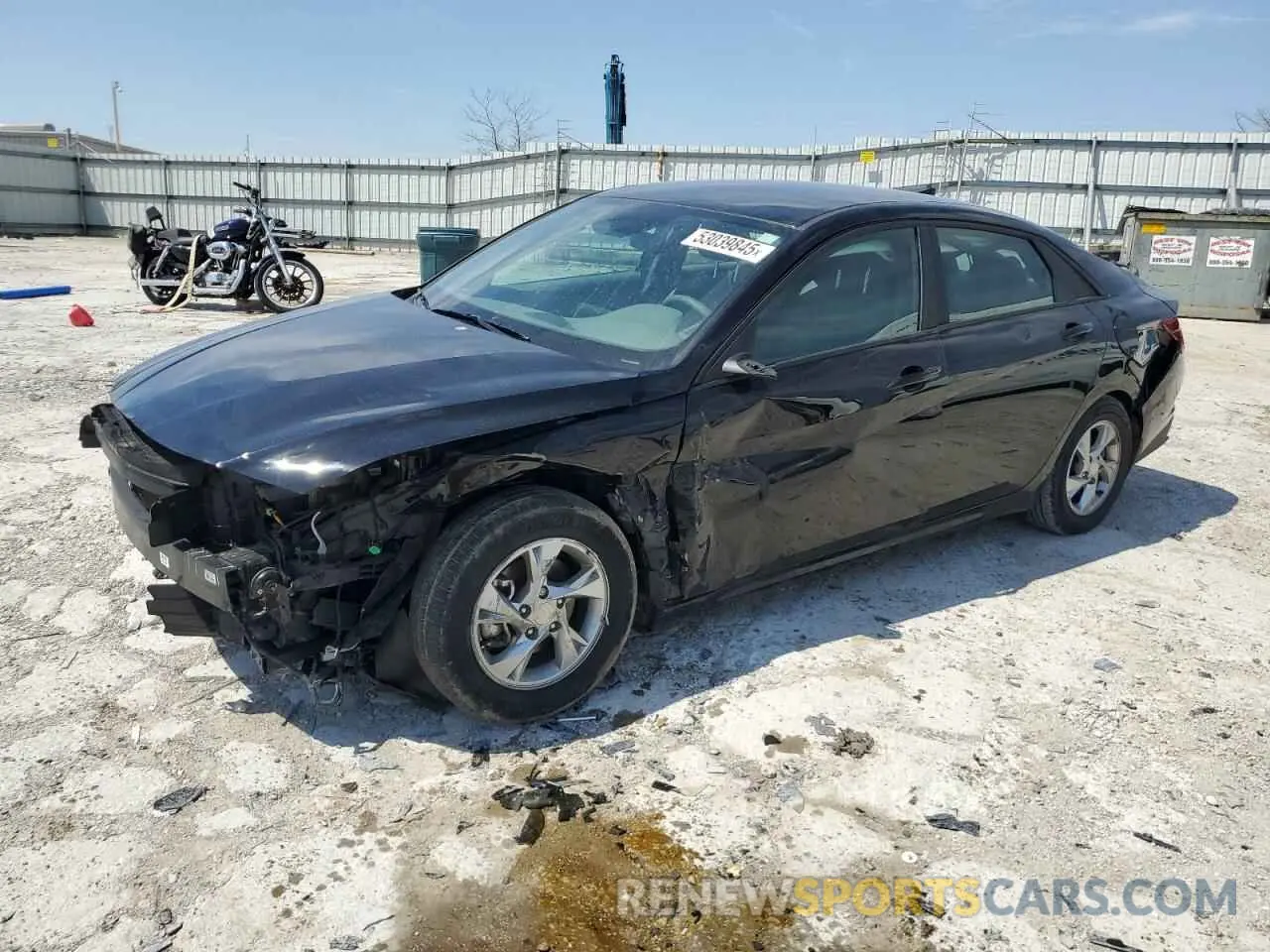 1 Photograph of a damaged car KMHLL4AG2NU324909 HYUNDAI ELANTRA 2022