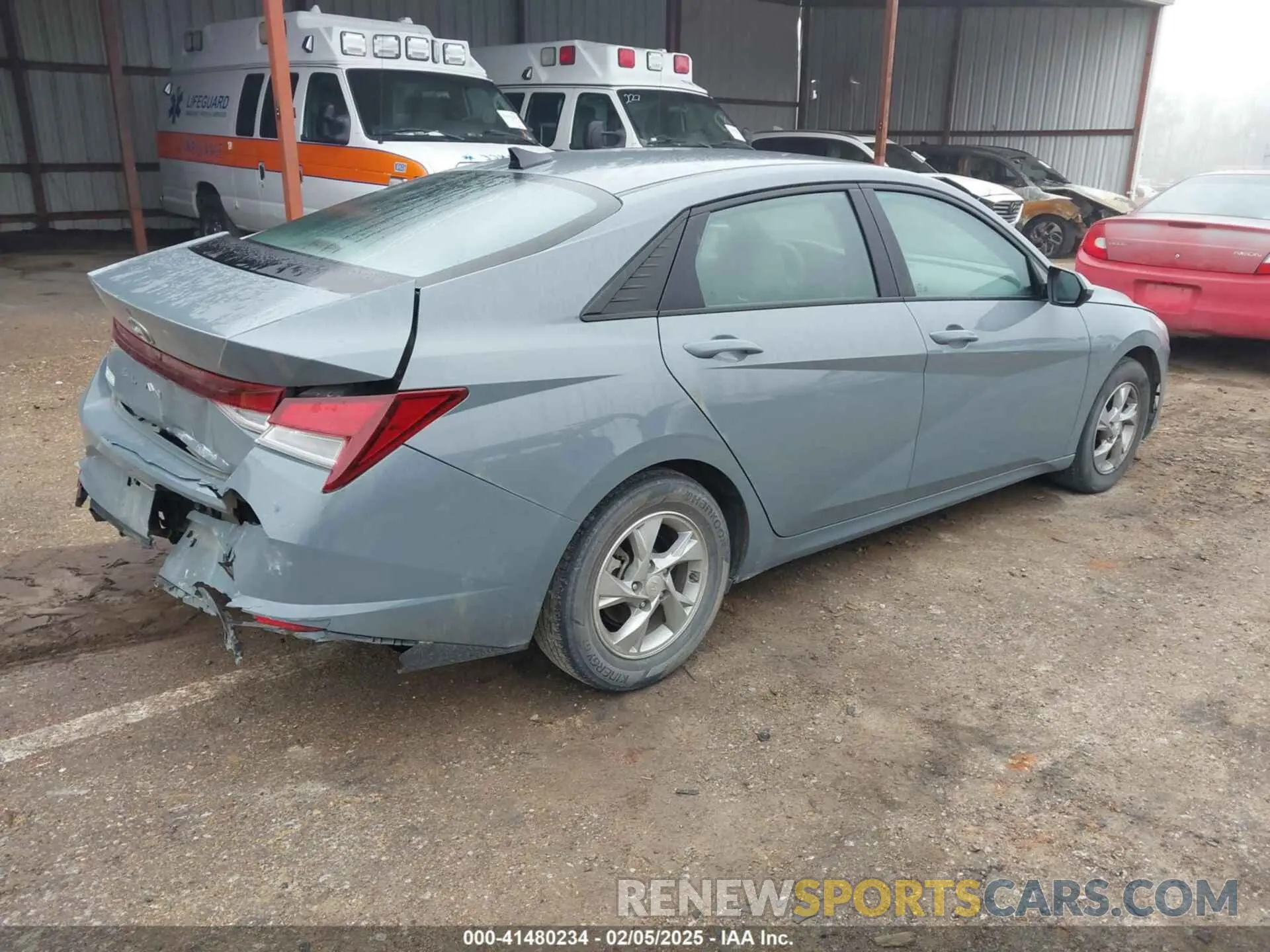 4 Фотография поврежденного автомобиля KMHLL4AG3NU351004 HYUNDAI ELANTRA 2022