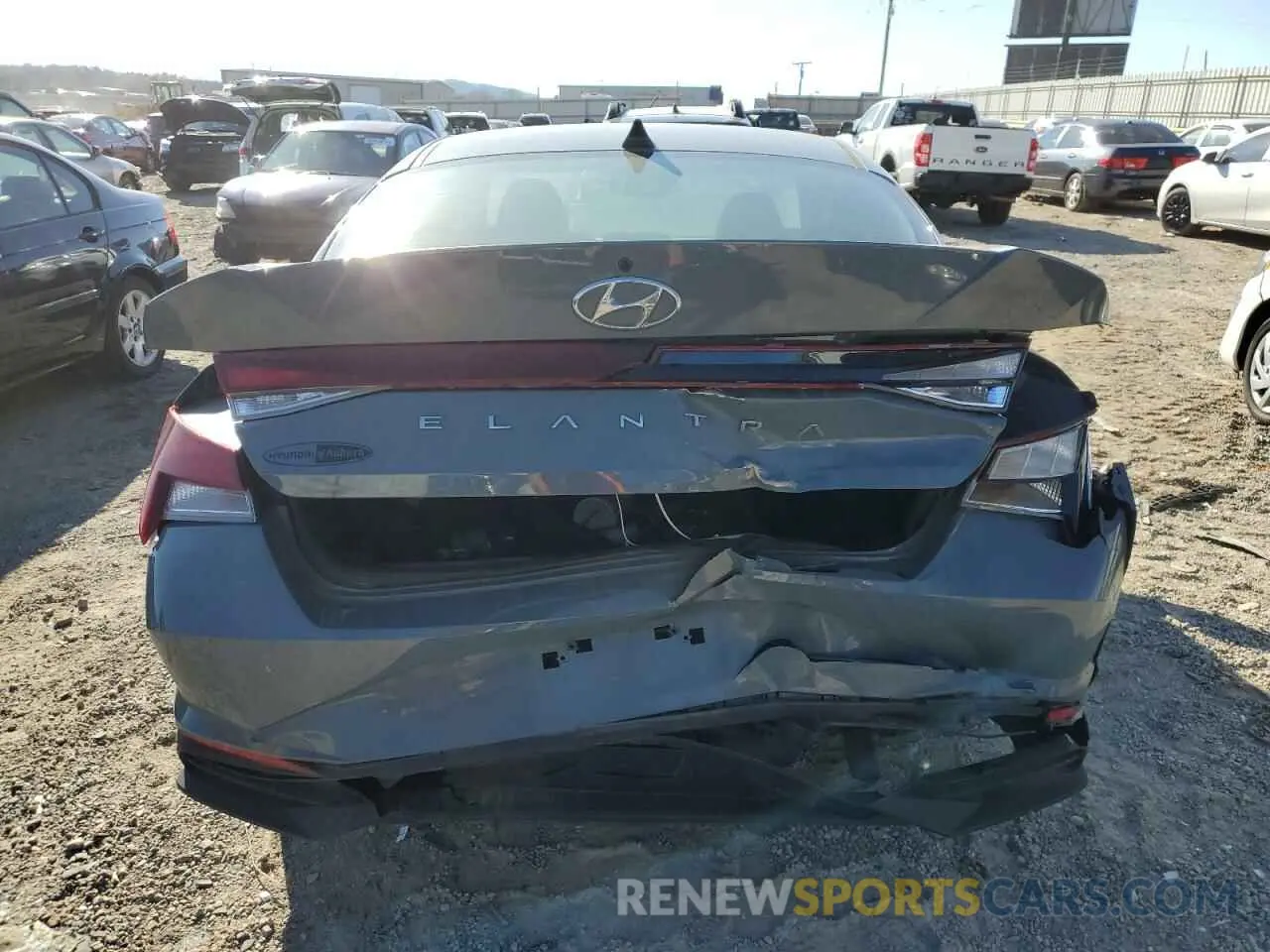 6 Фотография поврежденного автомобиля KMHLL4AG5NU332695 HYUNDAI ELANTRA 2022