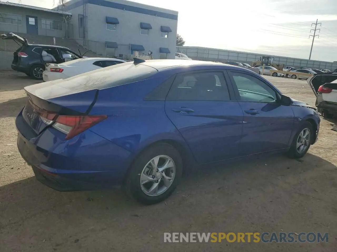 3 Photograph of a damaged car KMHLL4AG5NU334883 HYUNDAI ELANTRA 2022