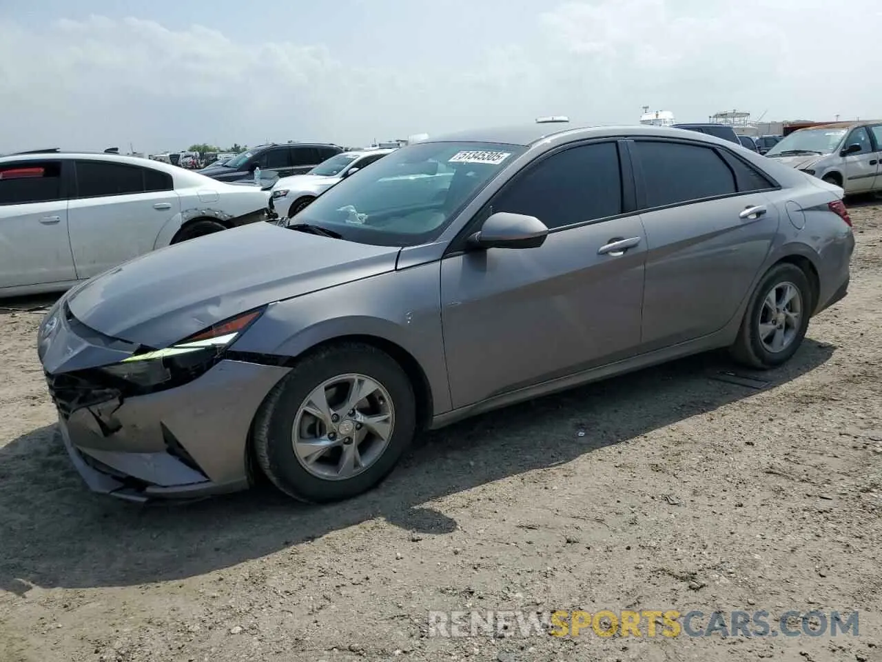 1 Photograph of a damaged car KMHLL4AG5NU336620 HYUNDAI ELANTRA 2022