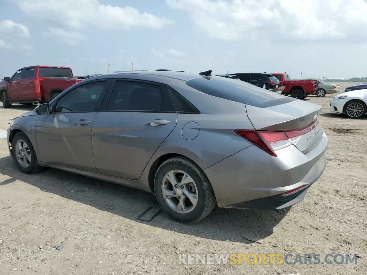 2 Photograph of a damaged car KMHLL4AG5NU336620 HYUNDAI ELANTRA 2022