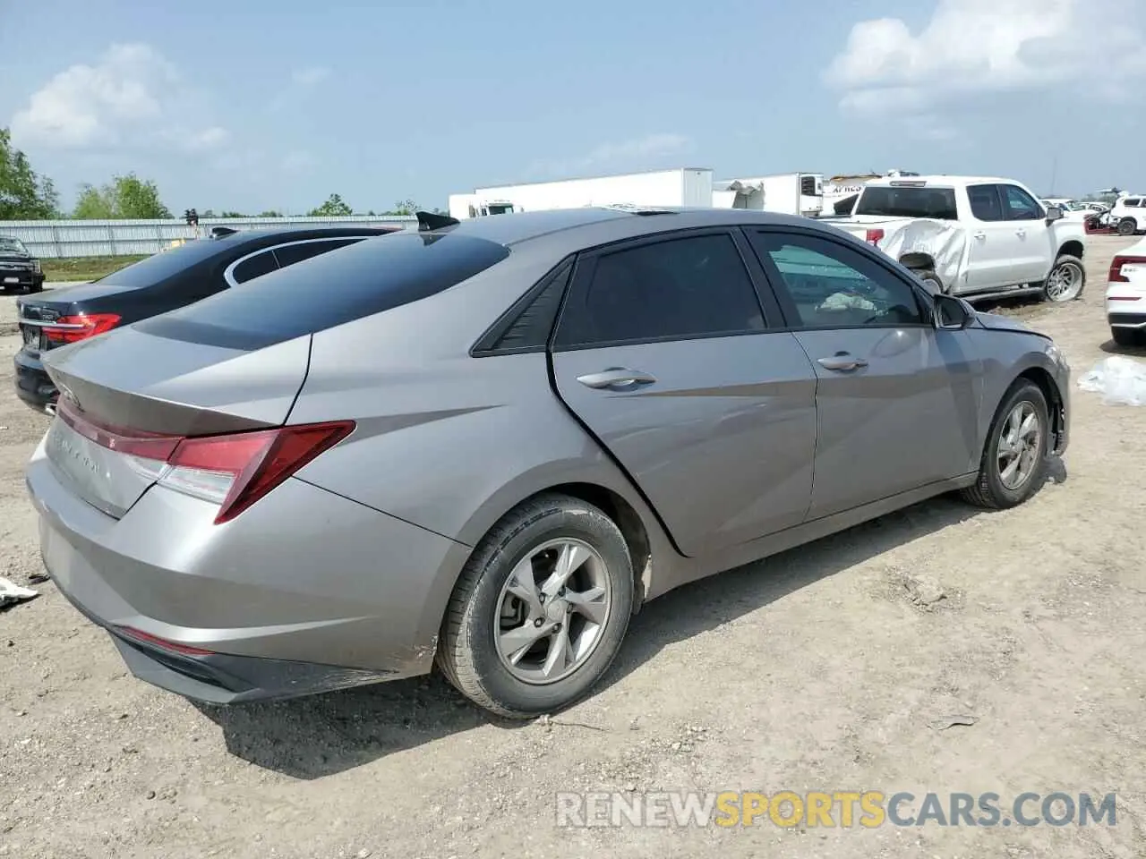 3 Photograph of a damaged car KMHLL4AG5NU336620 HYUNDAI ELANTRA 2022