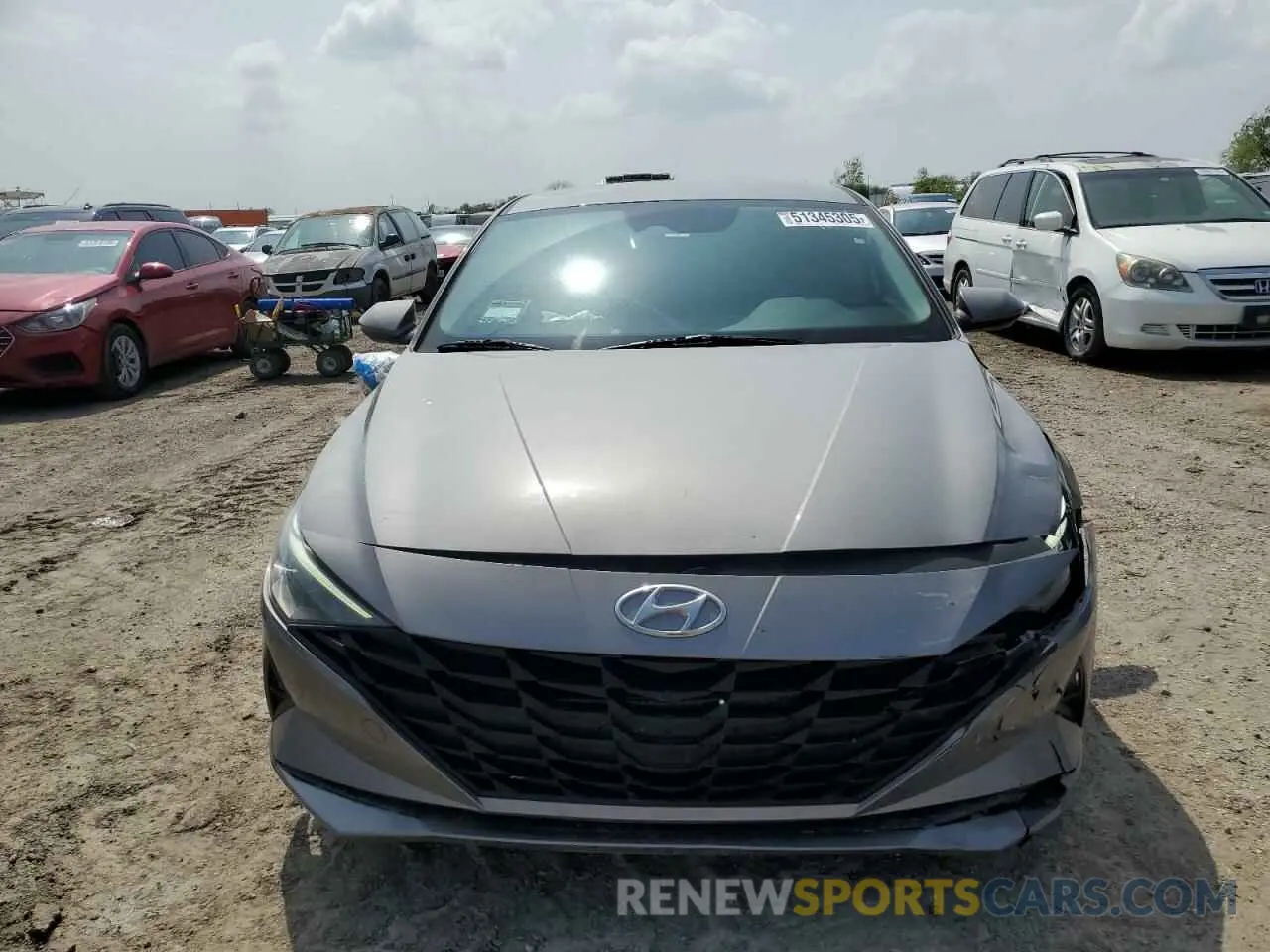 5 Photograph of a damaged car KMHLL4AG5NU336620 HYUNDAI ELANTRA 2022