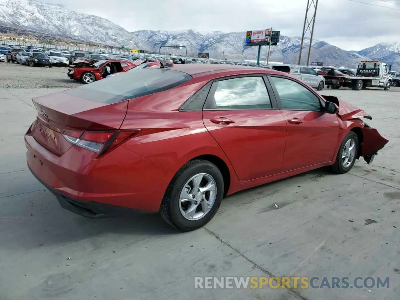 3 Фотография поврежденного автомобиля KMHLL4AG5NU349383 HYUNDAI ELANTRA 2022