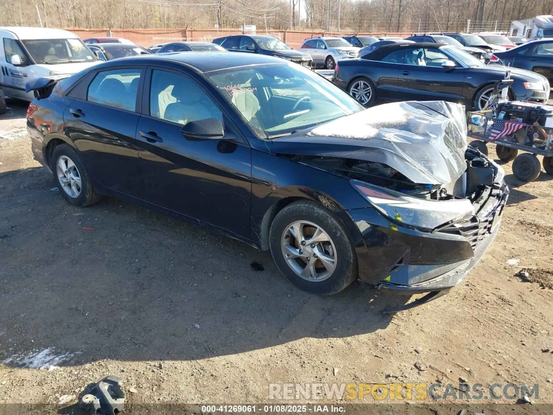 1 Photograph of a damaged car KMHLL4AG5NU357533 HYUNDAI ELANTRA 2022