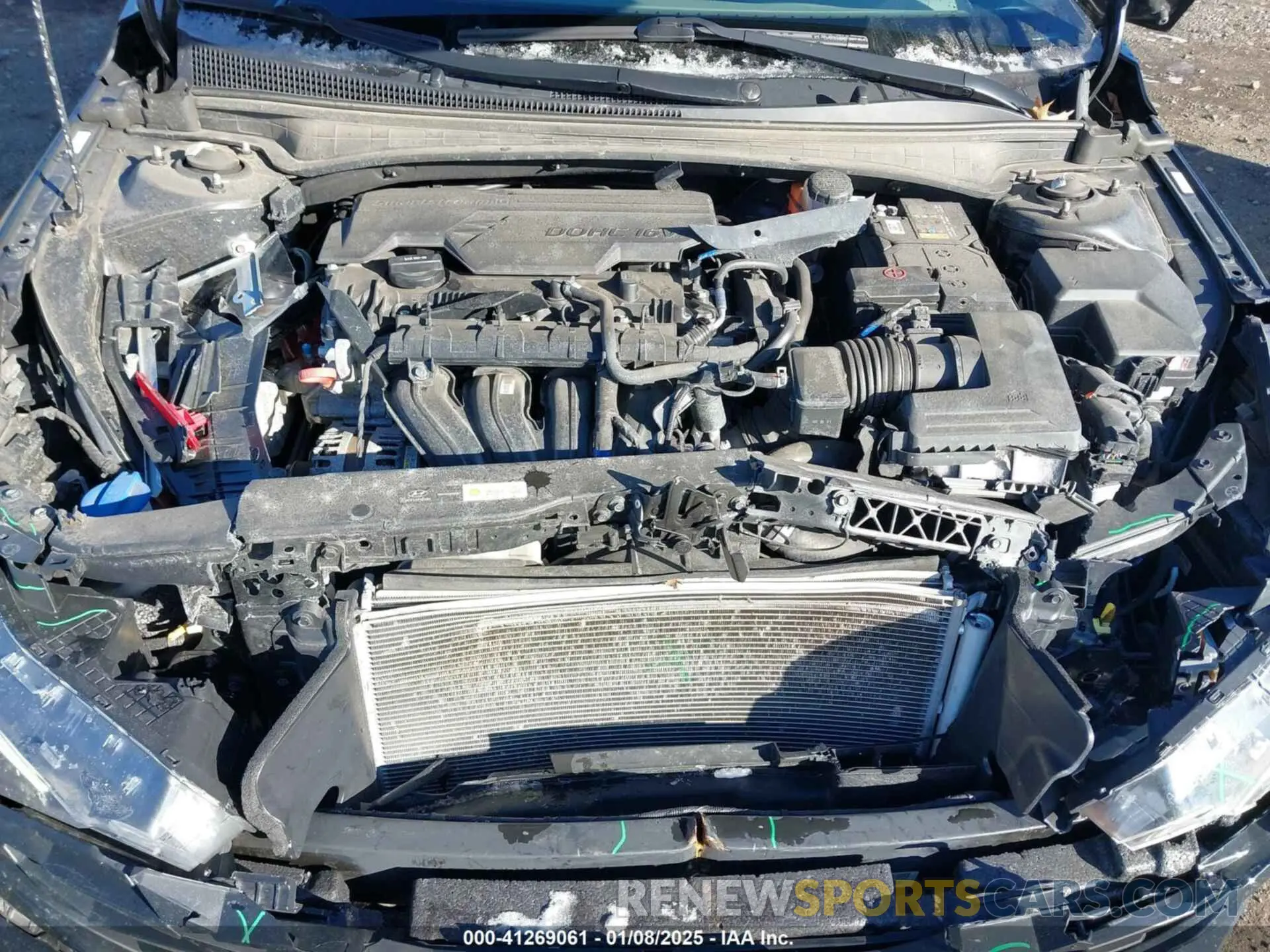 10 Photograph of a damaged car KMHLL4AG5NU357533 HYUNDAI ELANTRA 2022