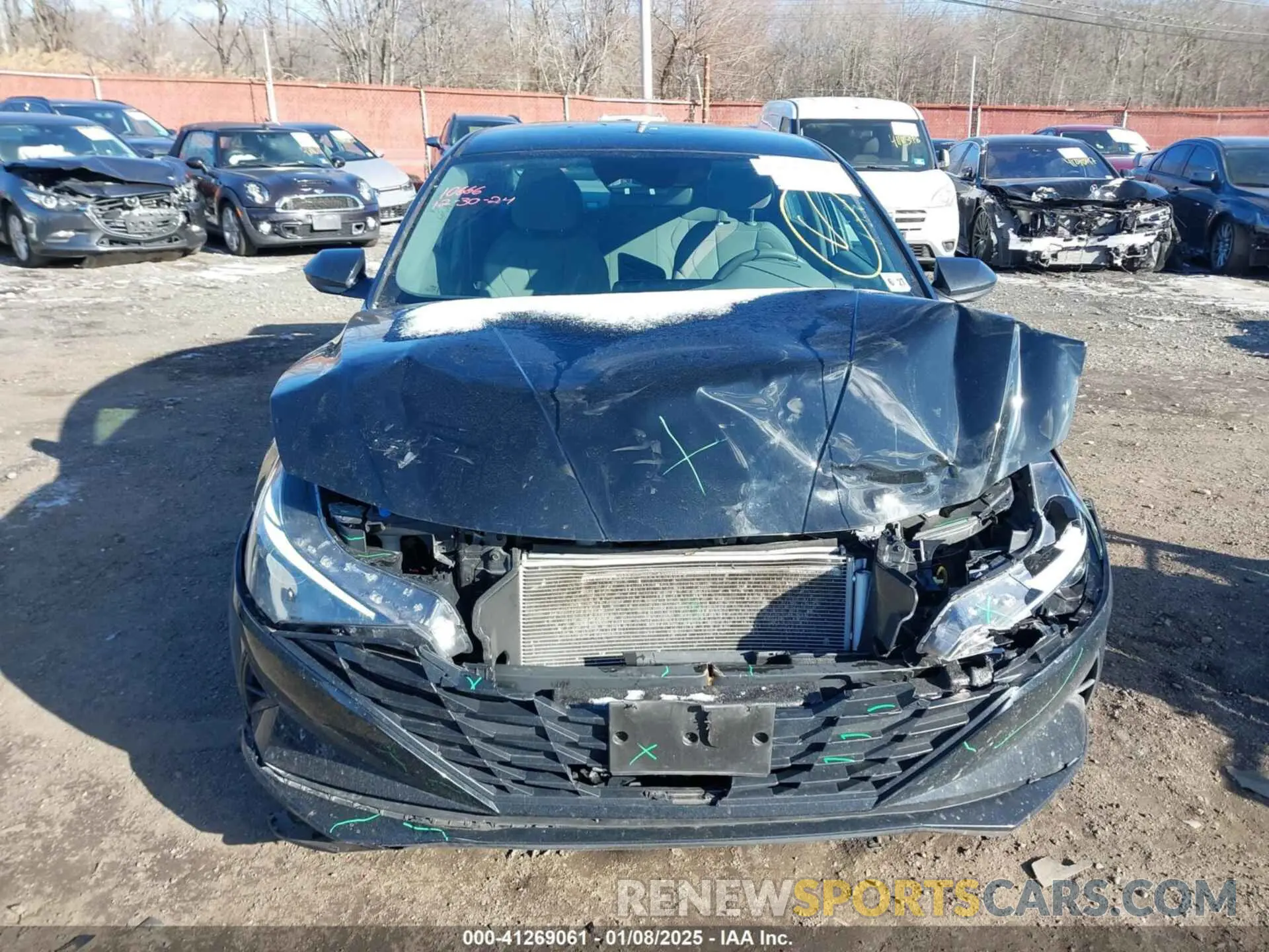 12 Photograph of a damaged car KMHLL4AG5NU357533 HYUNDAI ELANTRA 2022