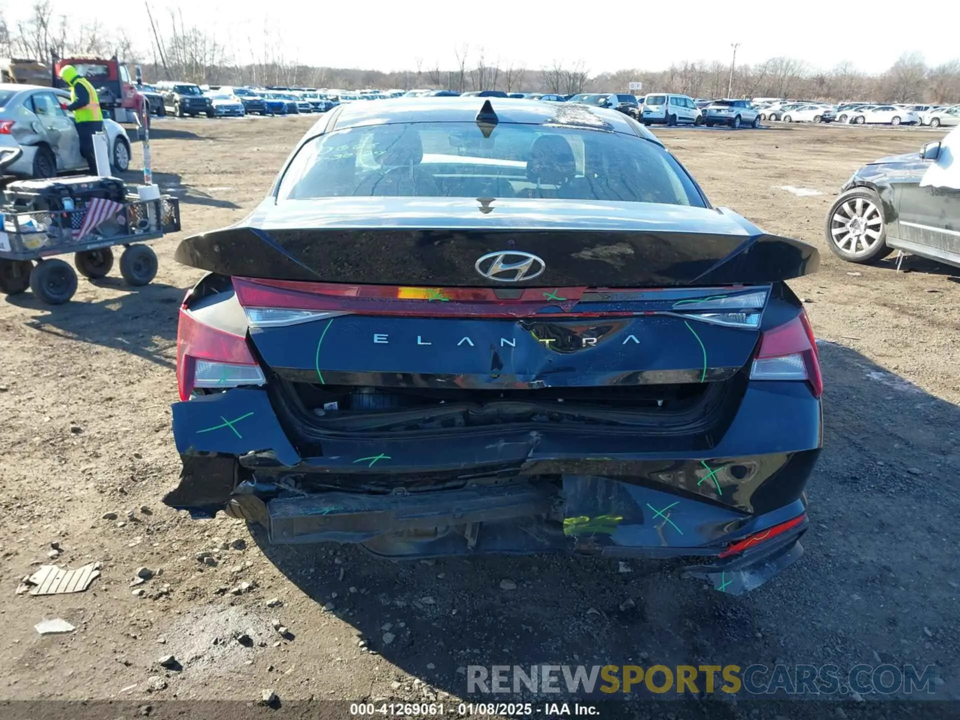 16 Photograph of a damaged car KMHLL4AG5NU357533 HYUNDAI ELANTRA 2022