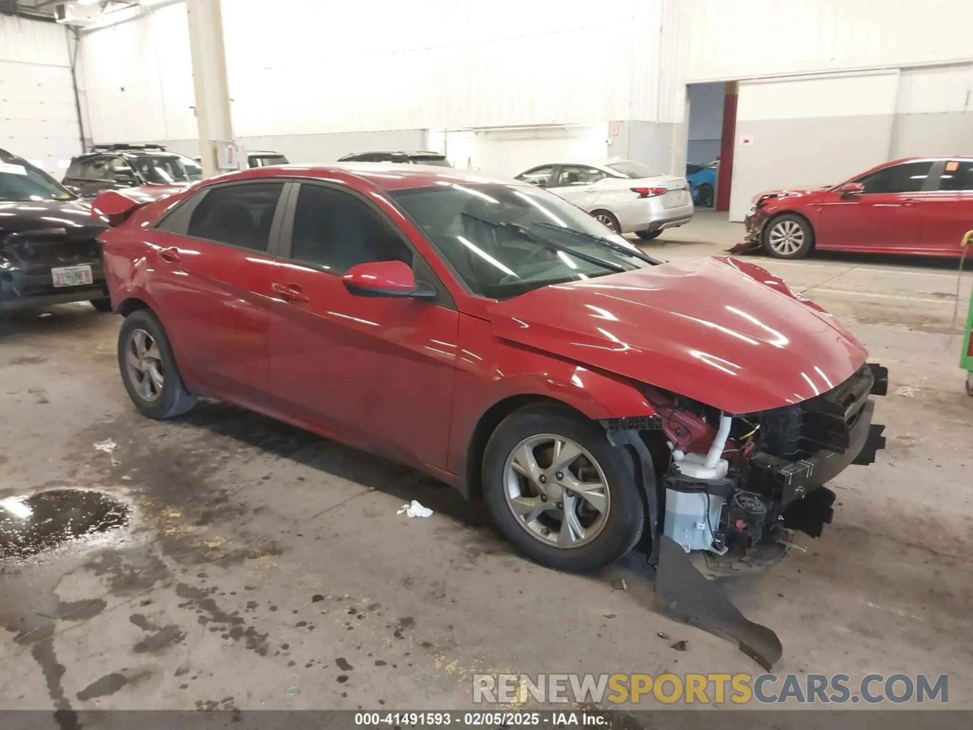 1 Photograph of a damaged car KMHLL4AG5NU368239 HYUNDAI ELANTRA 2022