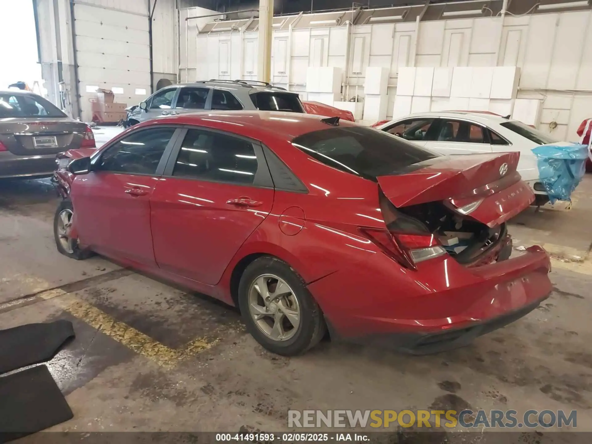 3 Photograph of a damaged car KMHLL4AG5NU368239 HYUNDAI ELANTRA 2022