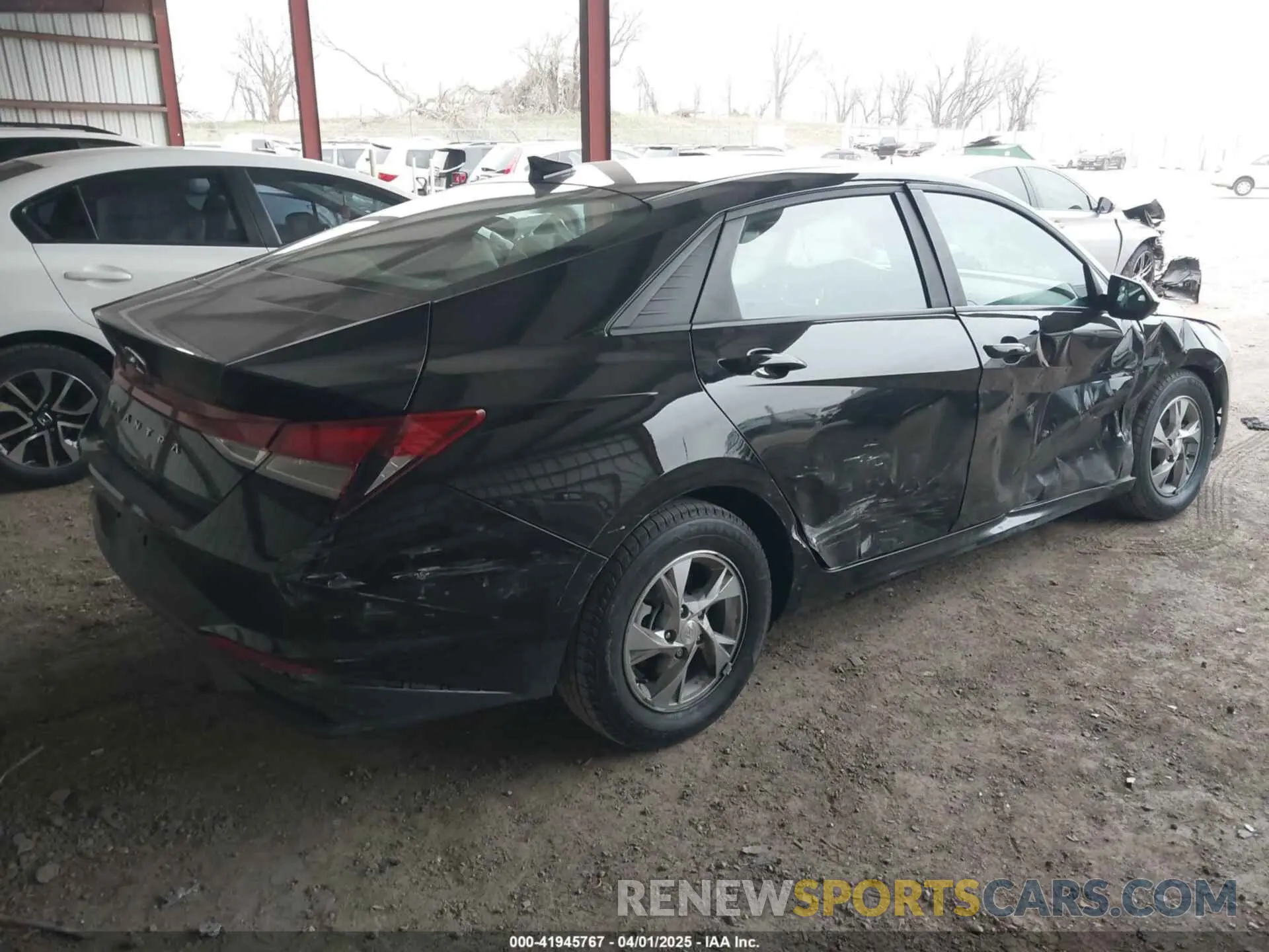 4 Фотография поврежденного автомобиля KMHLL4AG9NU325040 HYUNDAI ELANTRA 2022