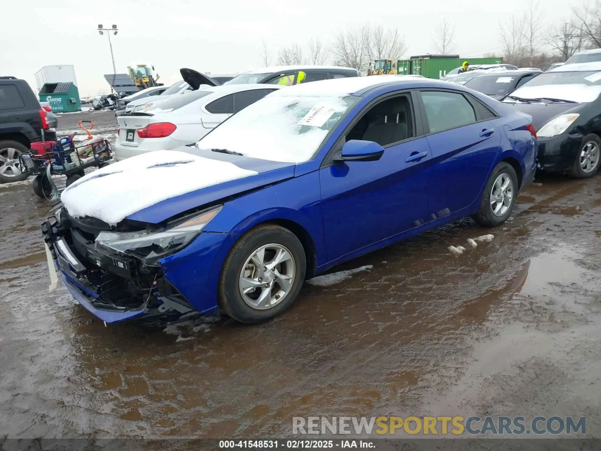 2 Фотография поврежденного автомобиля KMHLL4AGXNU345829 HYUNDAI ELANTRA 2022