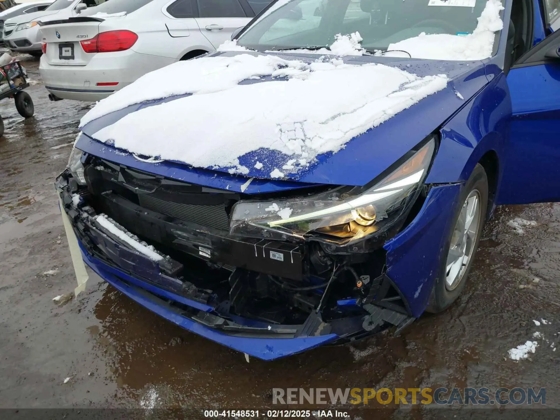 6 Фотография поврежденного автомобиля KMHLL4AGXNU345829 HYUNDAI ELANTRA 2022