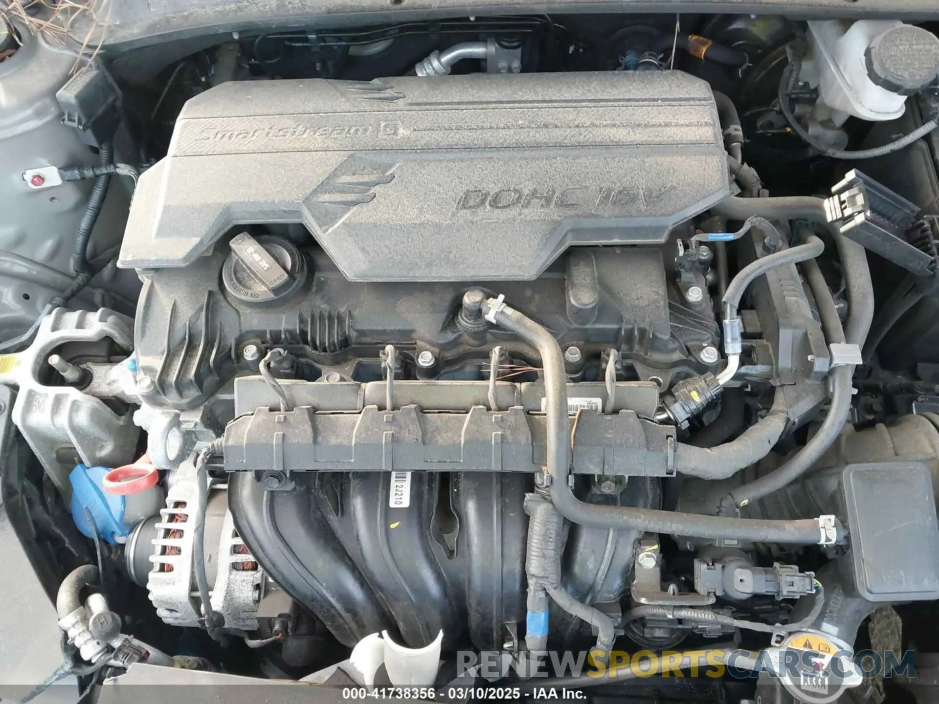 10 Photograph of a damaged car KMHLM4AG0NU240794 HYUNDAI ELANTRA 2022