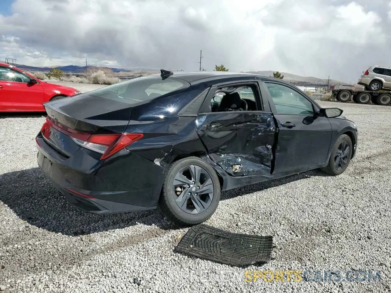 3 Фотография поврежденного автомобиля KMHLM4AG0NU282589 HYUNDAI ELANTRA 2022