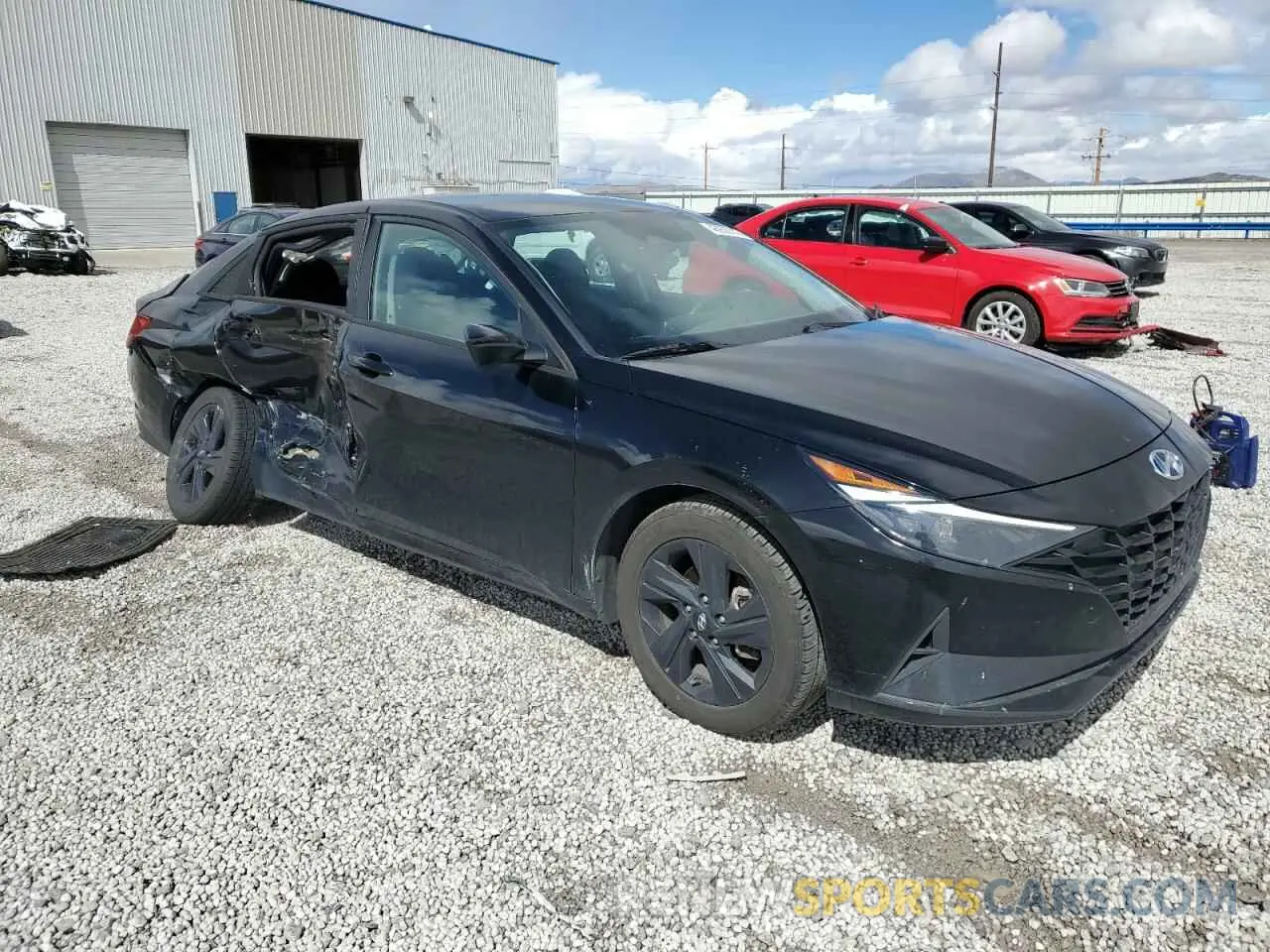 4 Фотография поврежденного автомобиля KMHLM4AG0NU282589 HYUNDAI ELANTRA 2022