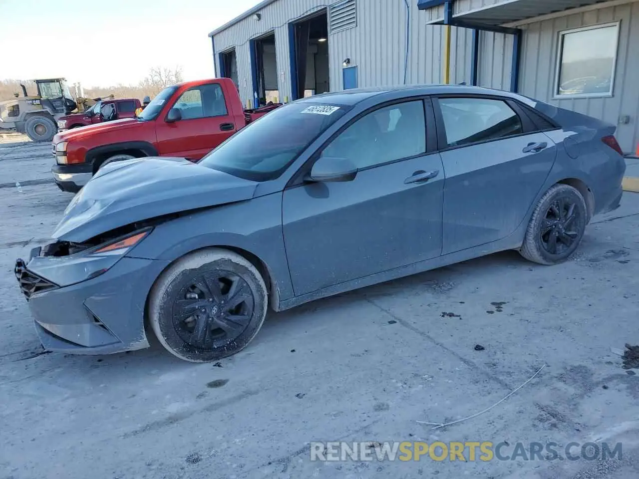 1 Photograph of a damaged car KMHLM4AG0NU311315 HYUNDAI ELANTRA 2022