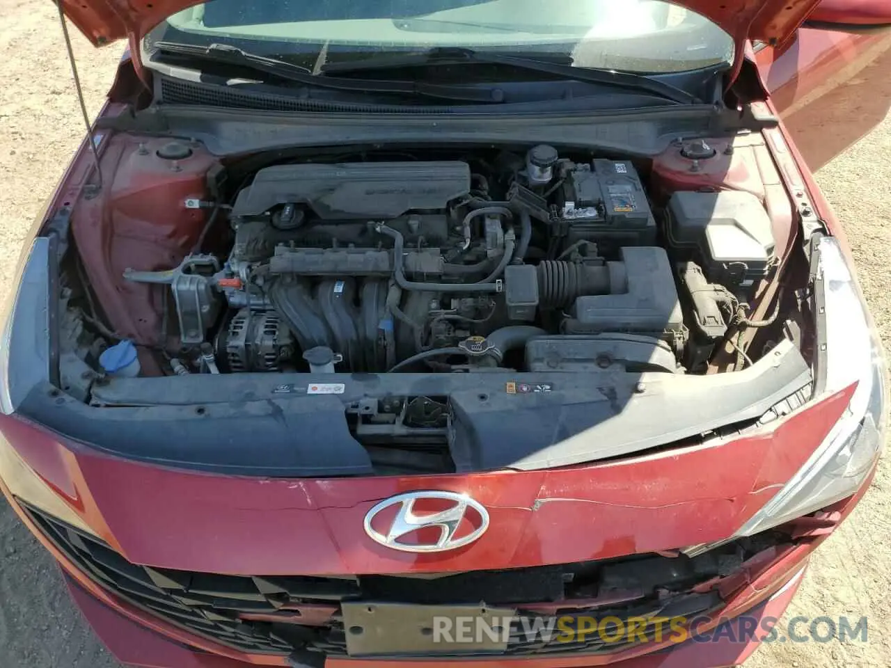 11 Photograph of a damaged car KMHLM4AG0NU312769 HYUNDAI ELANTRA 2022