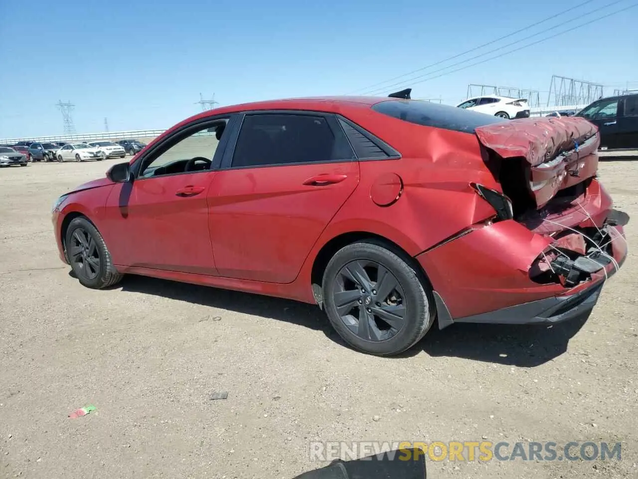2 Photograph of a damaged car KMHLM4AG0NU312769 HYUNDAI ELANTRA 2022