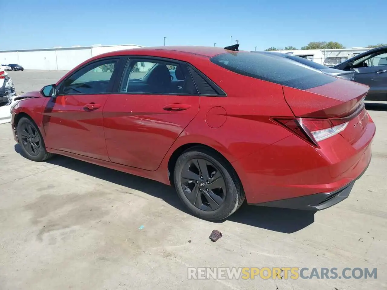 2 Photograph of a damaged car KMHLM4AG0NU327207 HYUNDAI ELANTRA 2022