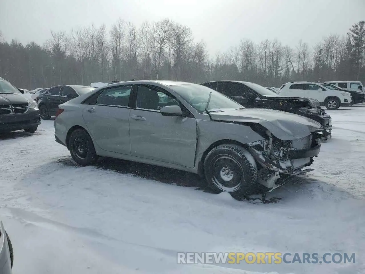 4 Фотография поврежденного автомобиля KMHLM4AG1NU317589 HYUNDAI ELANTRA 2022